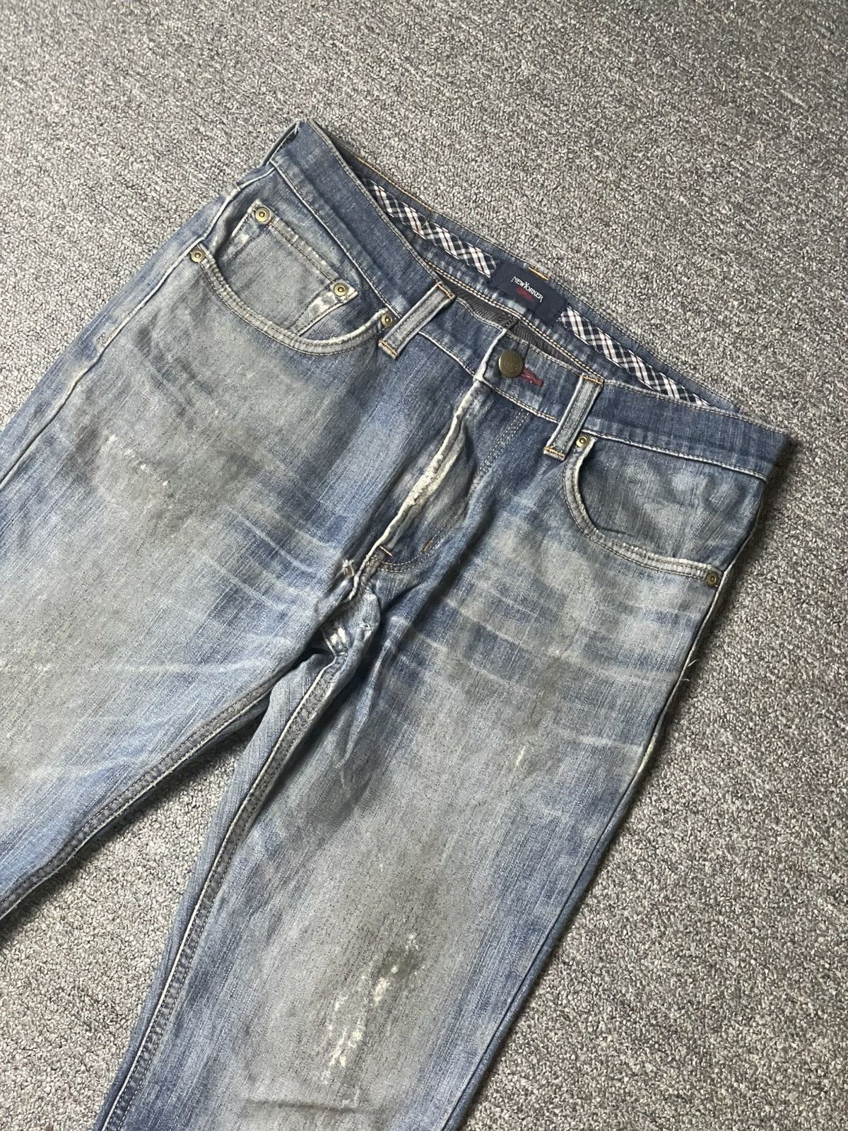 Edwin × Vintage Edwin x New Yorker Distressed Denim Slim Fit Jeans (111) Size US 33 - 4 Thumbnail