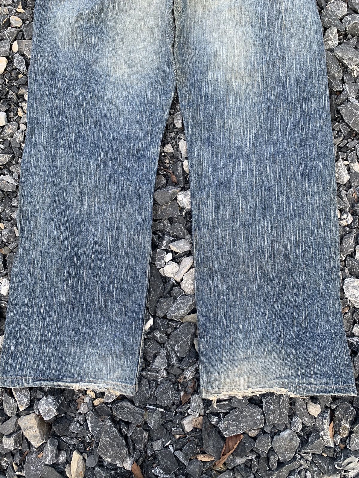 Edwin VINTAGE EDWIN 505Z SELVEDGE RUSTY JAPANESE DISTRESSED DENIM Size US 32 / EU 48 - 9 Thumbnail