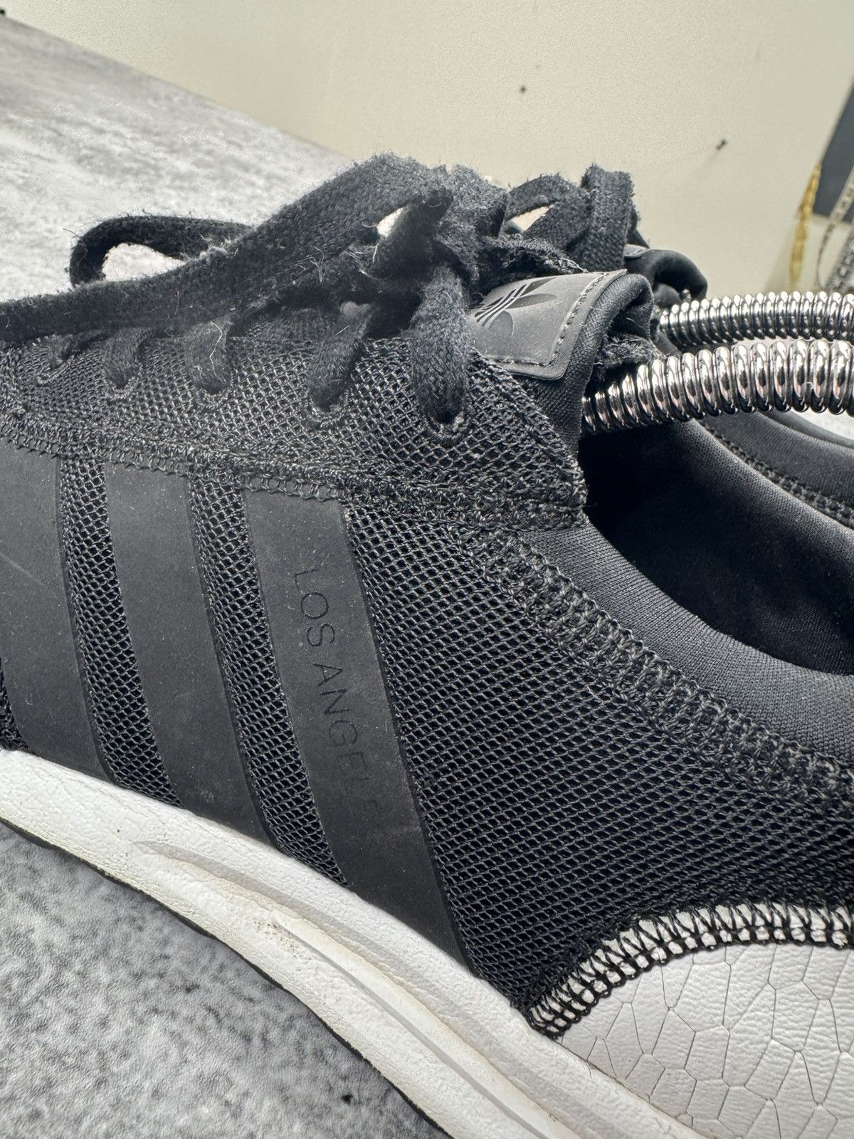 Adidas Adidas Los Angeles Women Black White Sneakers Size 39 Size US 9 / IT 39 - 6 Thumbnail