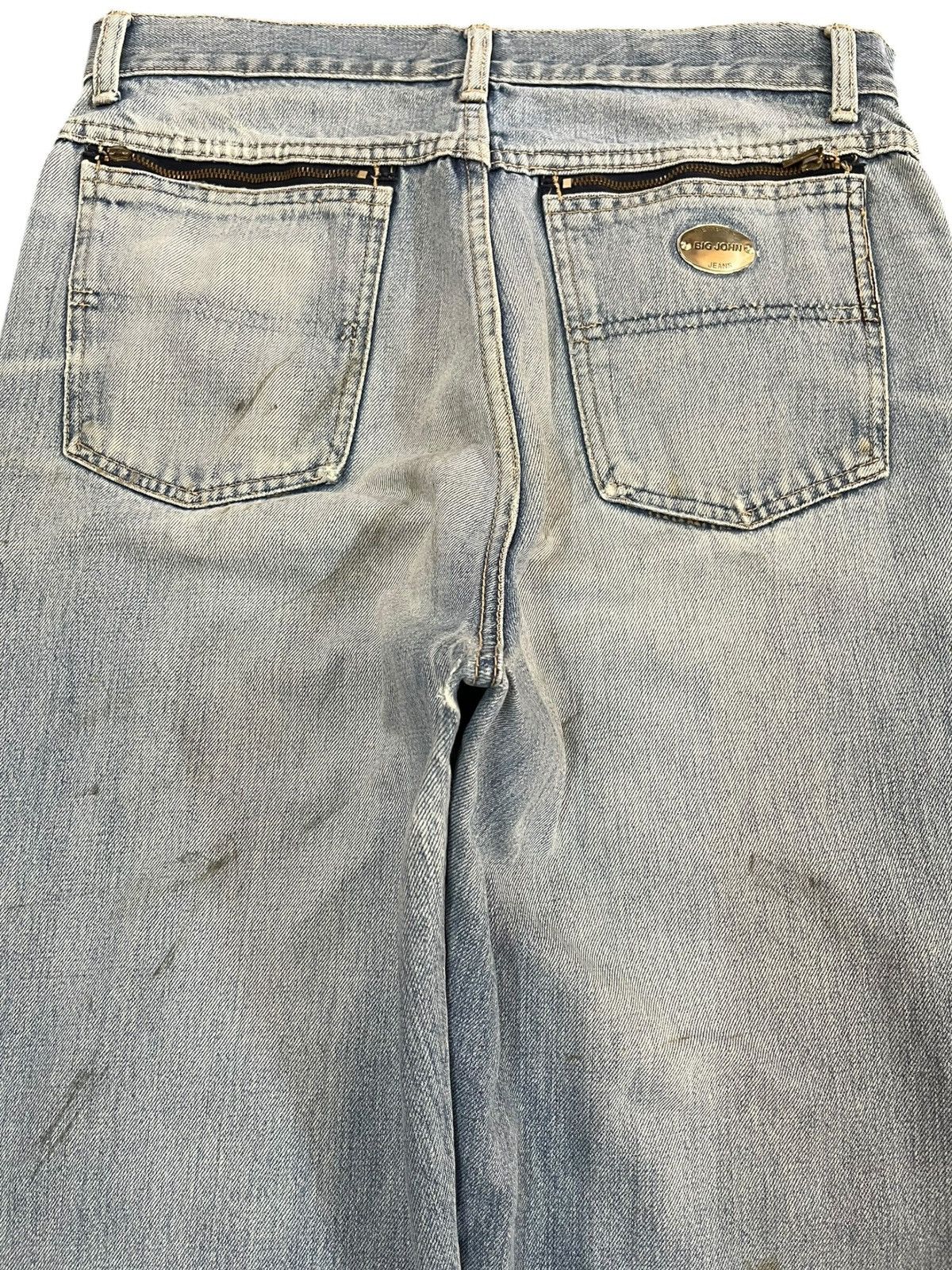 Beauty Beast × Big John × If Six Was Nine Vintage Big John Baggy Faded Denim Size US 32 / EU 48 - 7 Thumbnail
