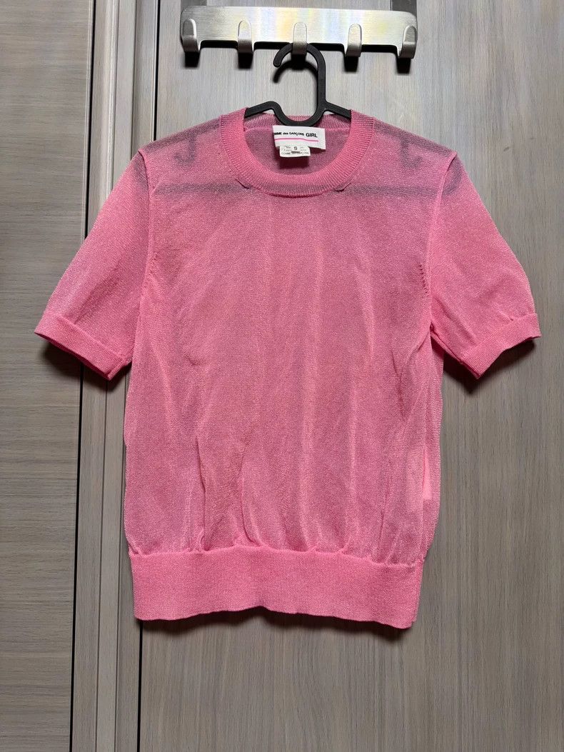 Comme des Garcons Comme Des Garcons Glossy nylon lightweight women's sweater Size S / US 4 / IT 40 - 1 Thumbnail