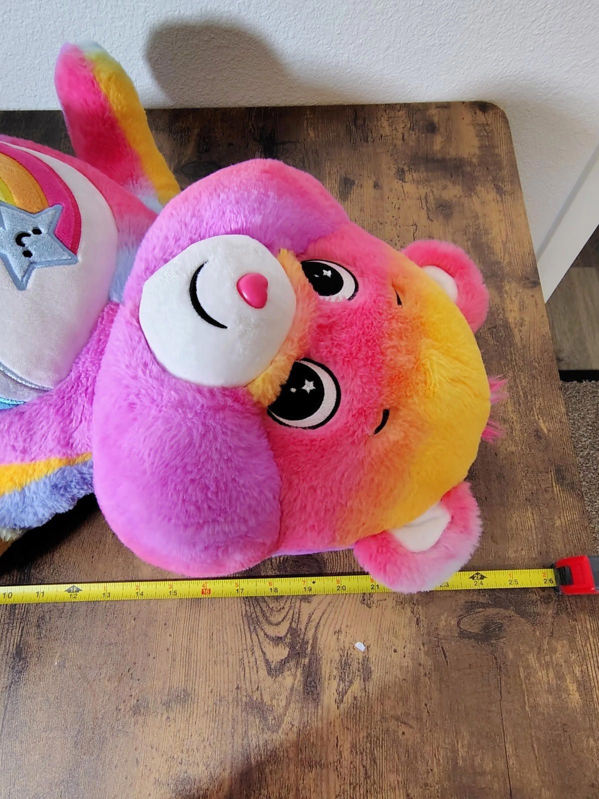 Other Large Care Bears DARE TO CARE Rainbow Star Caring Earth Size ONE SIZE - 6 Thumbnail