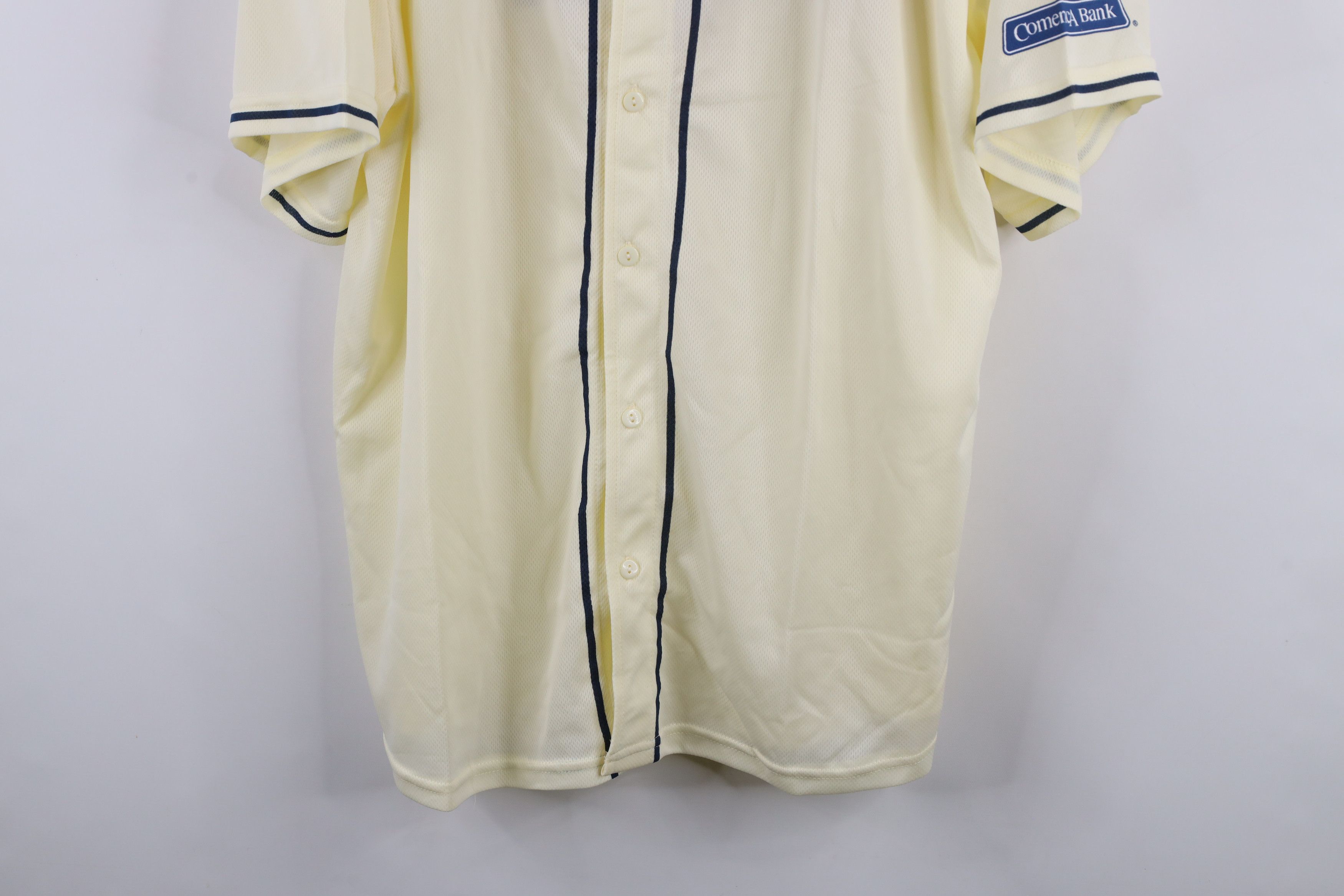 Vintage Vintage Negro League Detroit Stars Baseball Jersey Cream Size US XXL / EU 58 / 5 - 3 Thumbnail