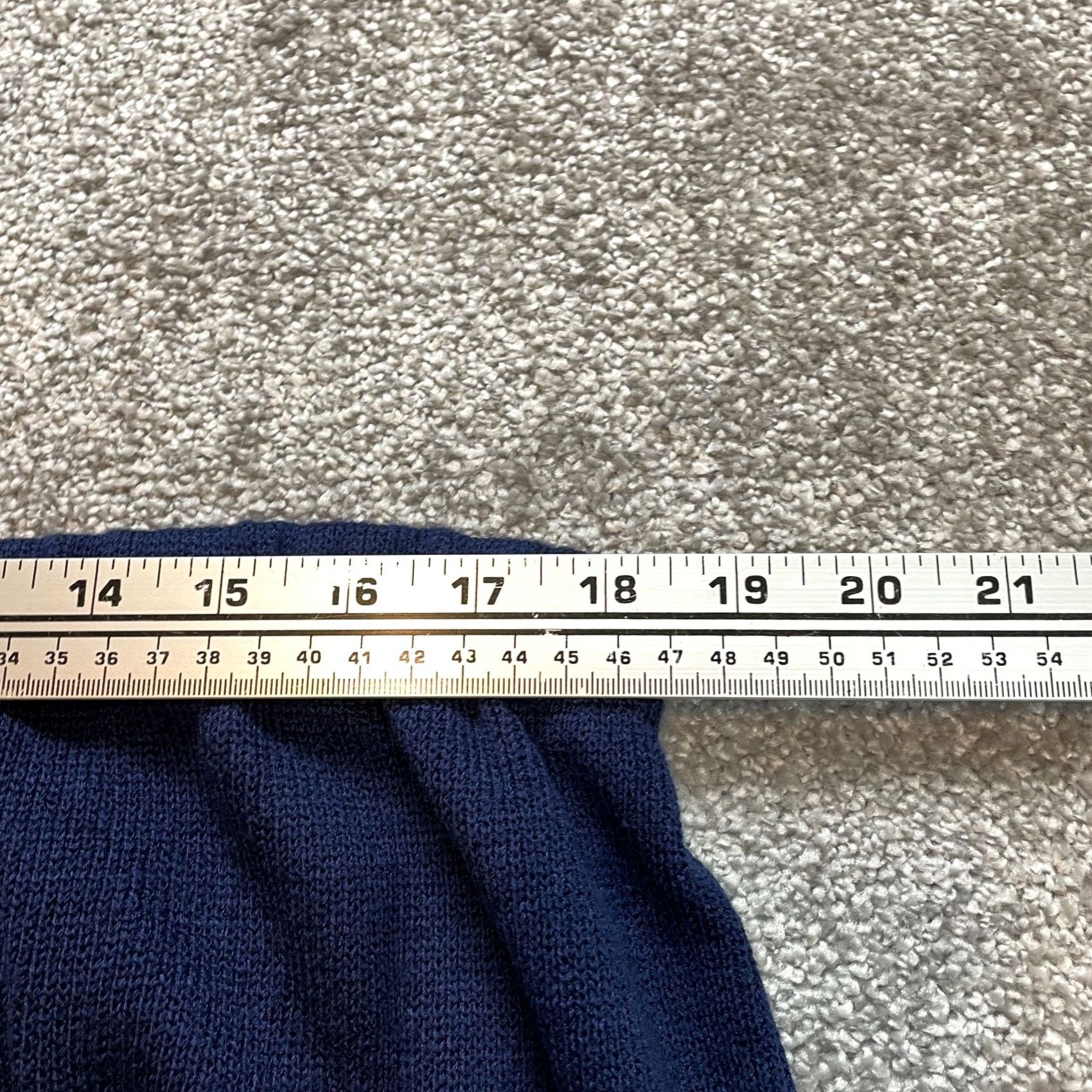 Vintage Unbranded Heavyweigt Skirt Womens 3X Blue Stretch A Line Vintage Knee Length Nylon Acrylic Knit Plus Size Ladies 3X Skirt Womens Stretch Vintage 90s? Size 40" / US 18 - 5 Thumbnail