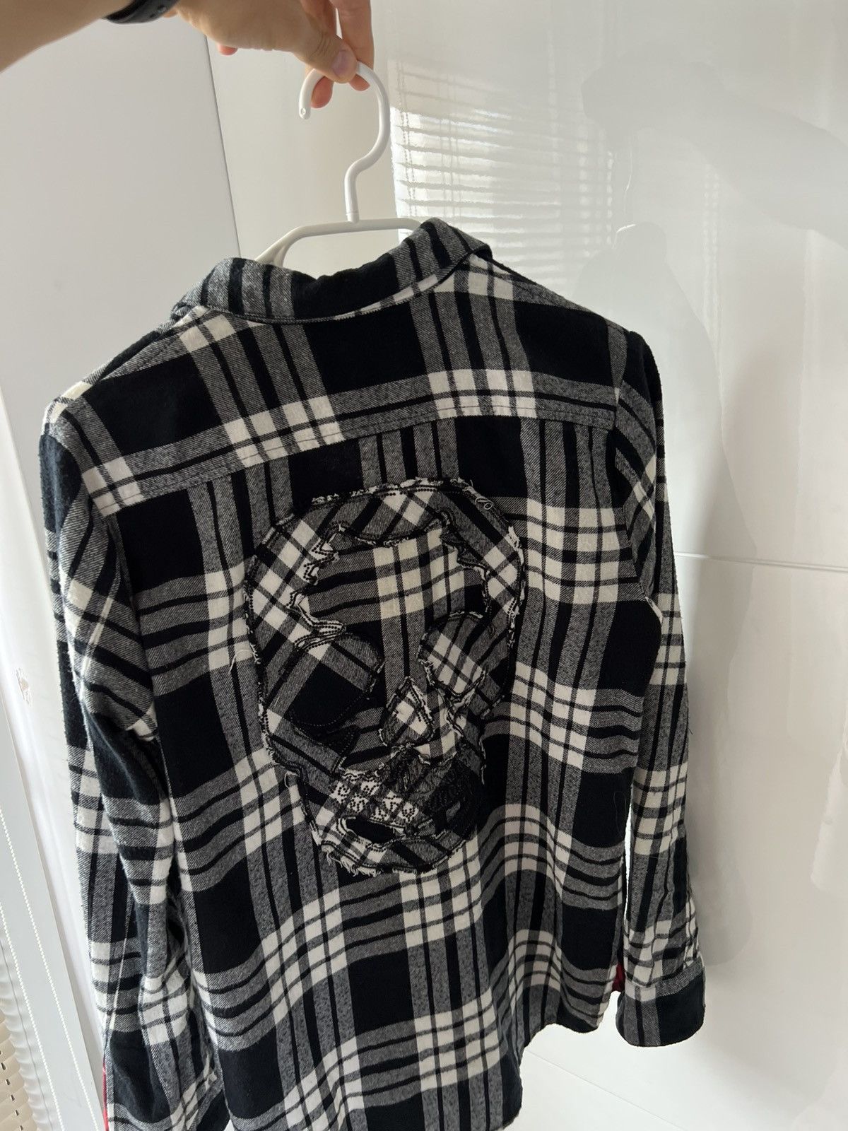 Zadig & Voltaire Zadig & Voltaire Tessy Patch Big Logo ‘Scull’ Flanel Shirt Size US XS / EU 42 / 0 - 7 Thumbnail