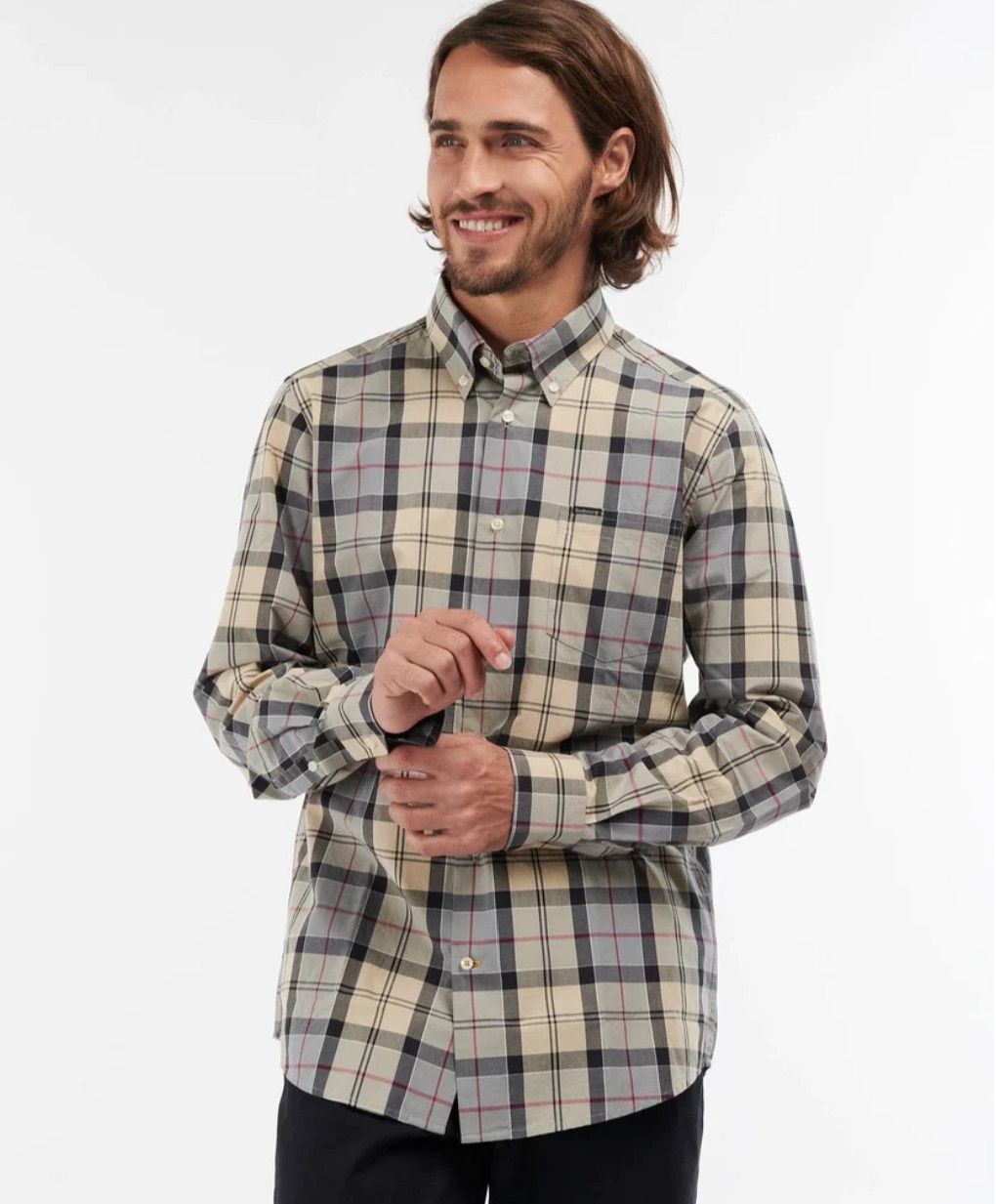 Barbour Barbour tartan shirt in the cell plaid shirt long sleeve Size US M / EU 48-50 / 2 - 2 Thumbnail