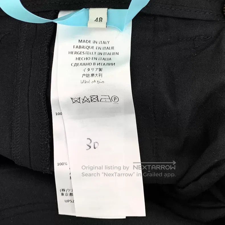 Gucci Gucci Black side stripe logo letter cotton casual trousers Size US 32 / EU 48 - 7 Thumbnail