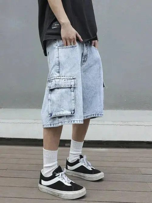 Other Michiko x Etou Cargo Denim jeans jorts Y2K Drip shorts Size US 32 / EU 48 - 6 Thumbnail