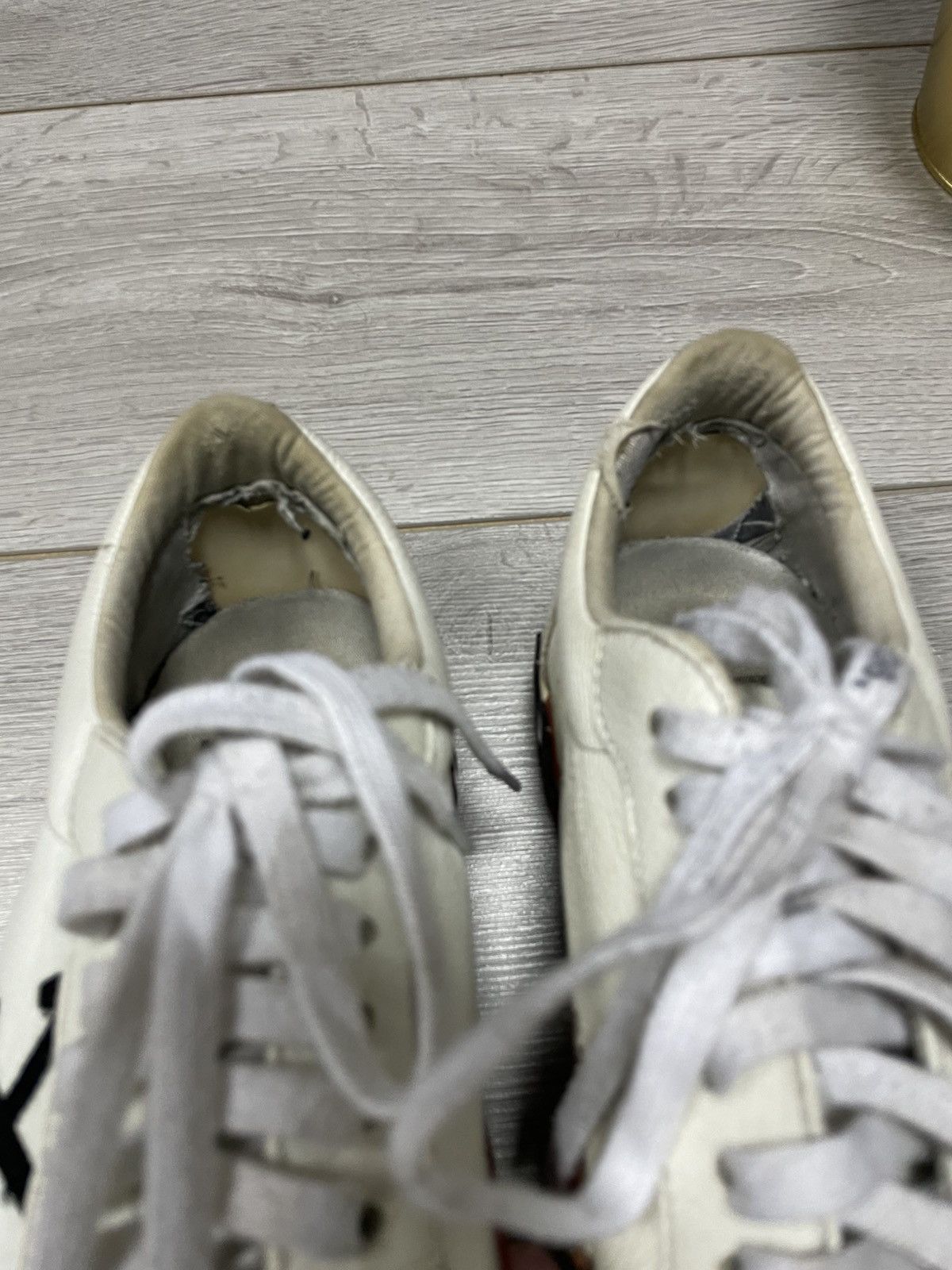 Off-White Off-White leather vulcanized arrows tape sneakers Size US 11 / EU 44 - 11 Thumbnail