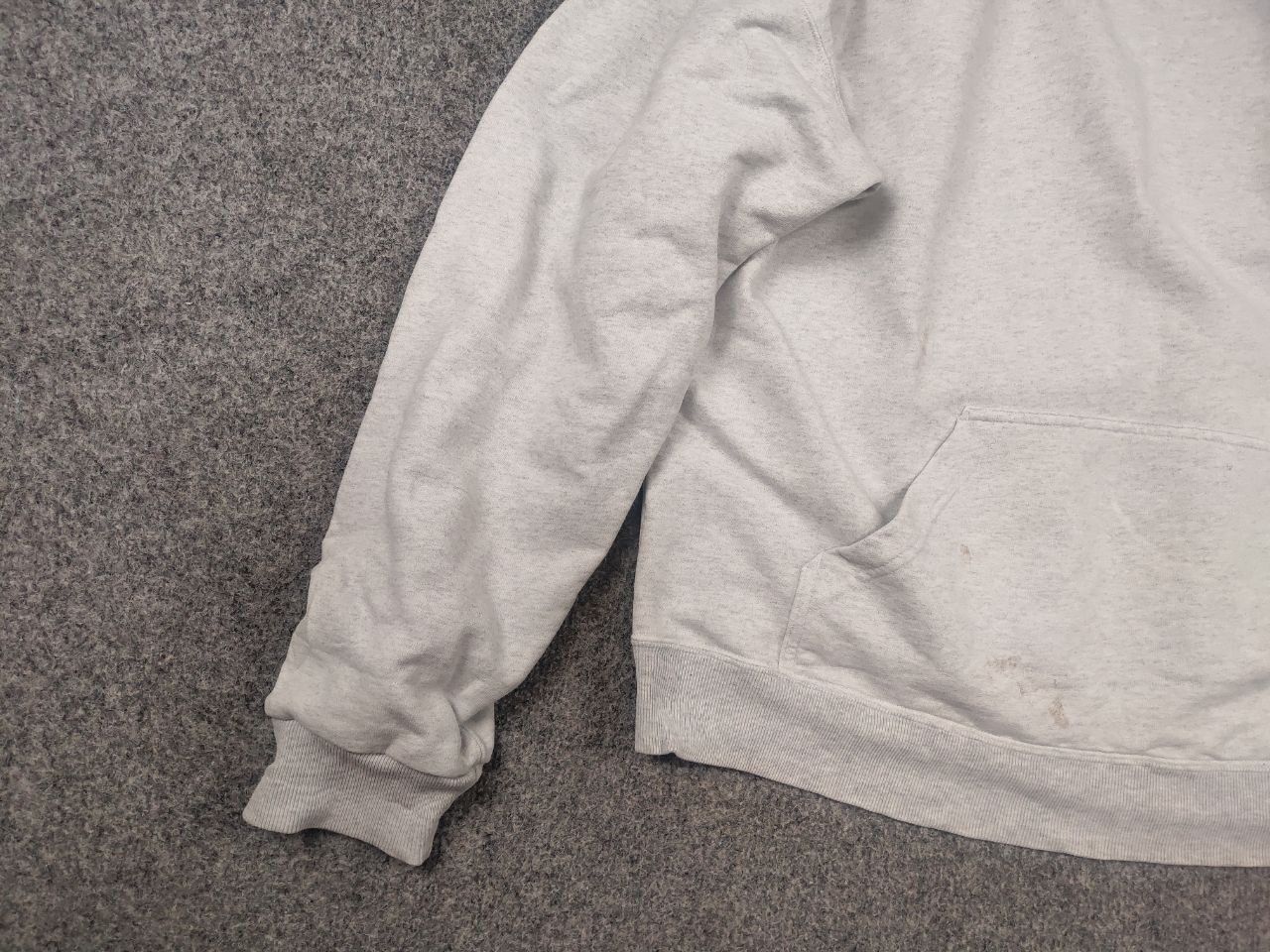 JJJJound JJJJound Design Oatmeal Oversized Gray Pullover Hoodie Logo Size US L / EU 52-54 / 3 - 9 Thumbnail