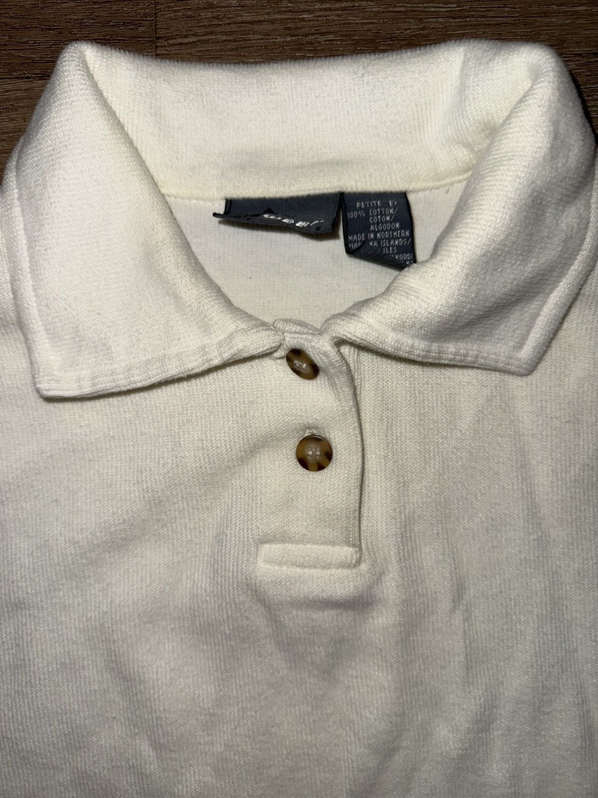 Vintage ***FINAL DROP***RARE 90s KNIT LONG SLEEVE BUTTON SHIRT S Size US XS / EU 42 / 0 - 7 Thumbnail