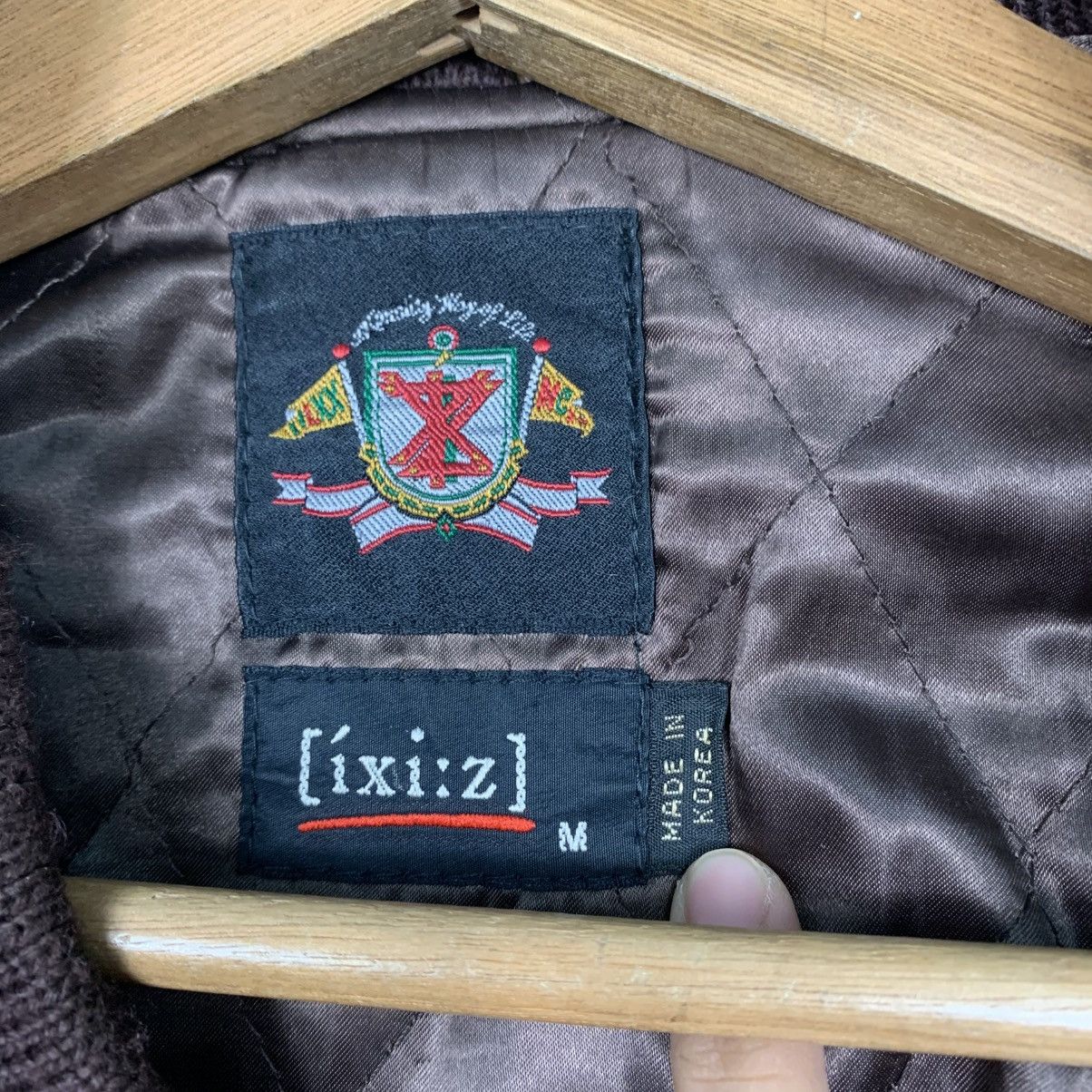 Japanese Brand Japanese Brand Ixi:z Global Basic Varsity Leather Jacket Size US M / EU 48-50 / 2 - 15 Thumbnail