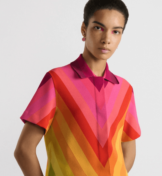 Dior o1w1db10326 524V43 Short-Sleeved Jacket in Multicolor Size XS / US 0-2 / IT 36-38 - 6 Thumbnail