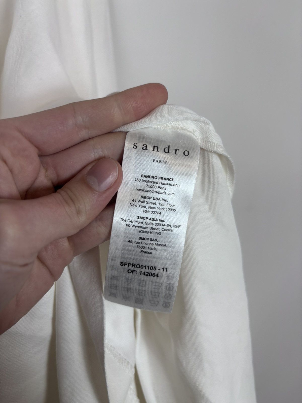 Sandro Sandro Paris NWT Ecru White Wrap Viscose Linen Mini Dress Size S / US 4 / IT 40 - 12 Thumbnail
