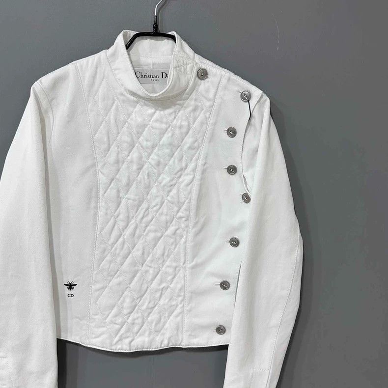 Dior Quilted Bee Jacket by Dior-2505 Size XS / US 0-2 / IT 36-38 - 2 Thumbnail