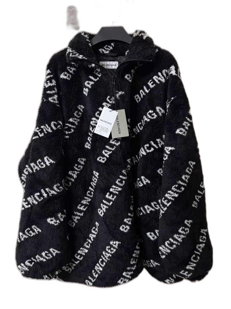 Balenciaga Balenciaga Teddy Logo Print Fur Jacket Size US L / EU 52-54 / 3 - 1 Thumbnail