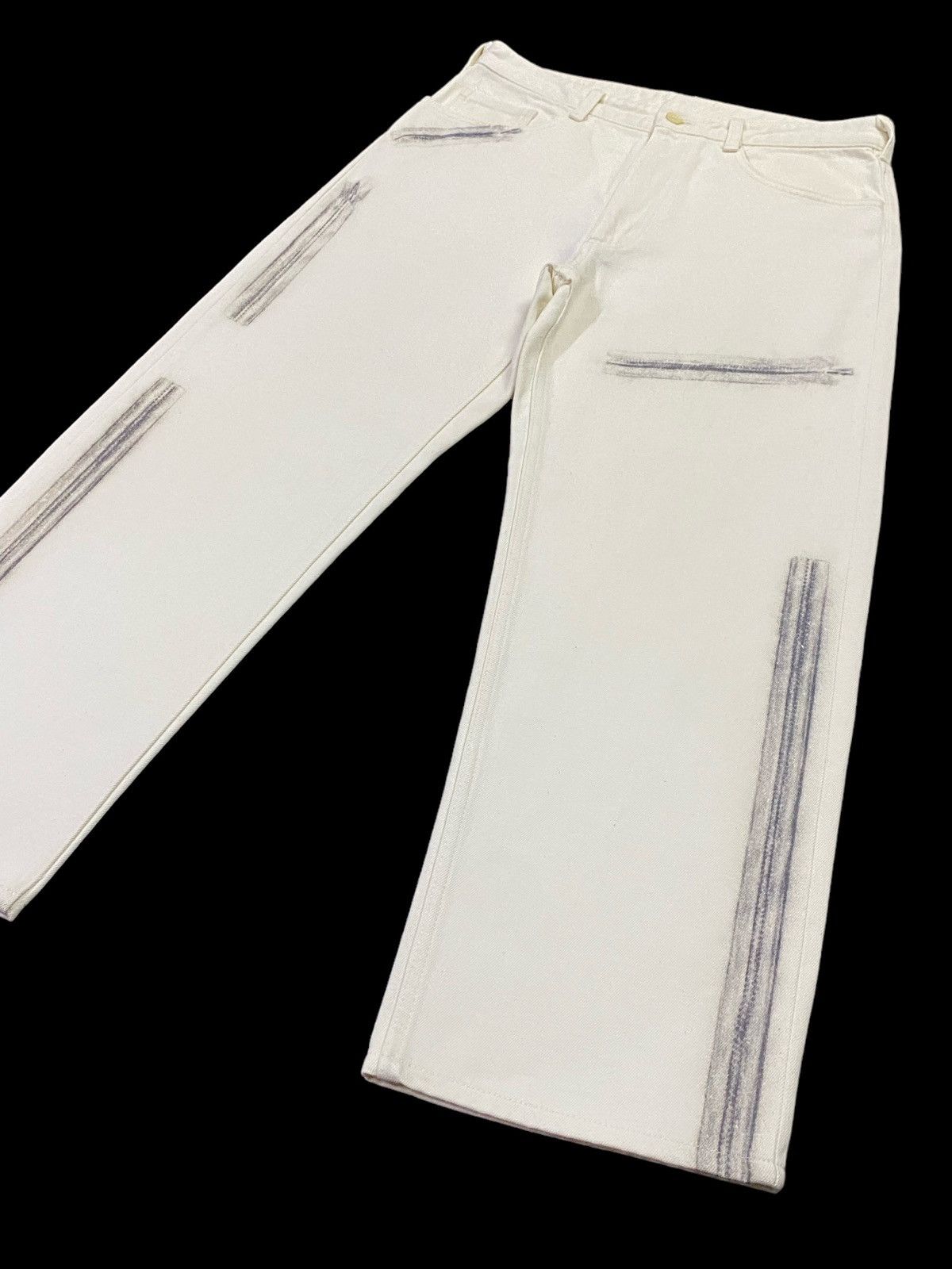Issey Miyake Vintage Issey Miyake Cropped Jeans Size US 31 - 18 Thumbnail