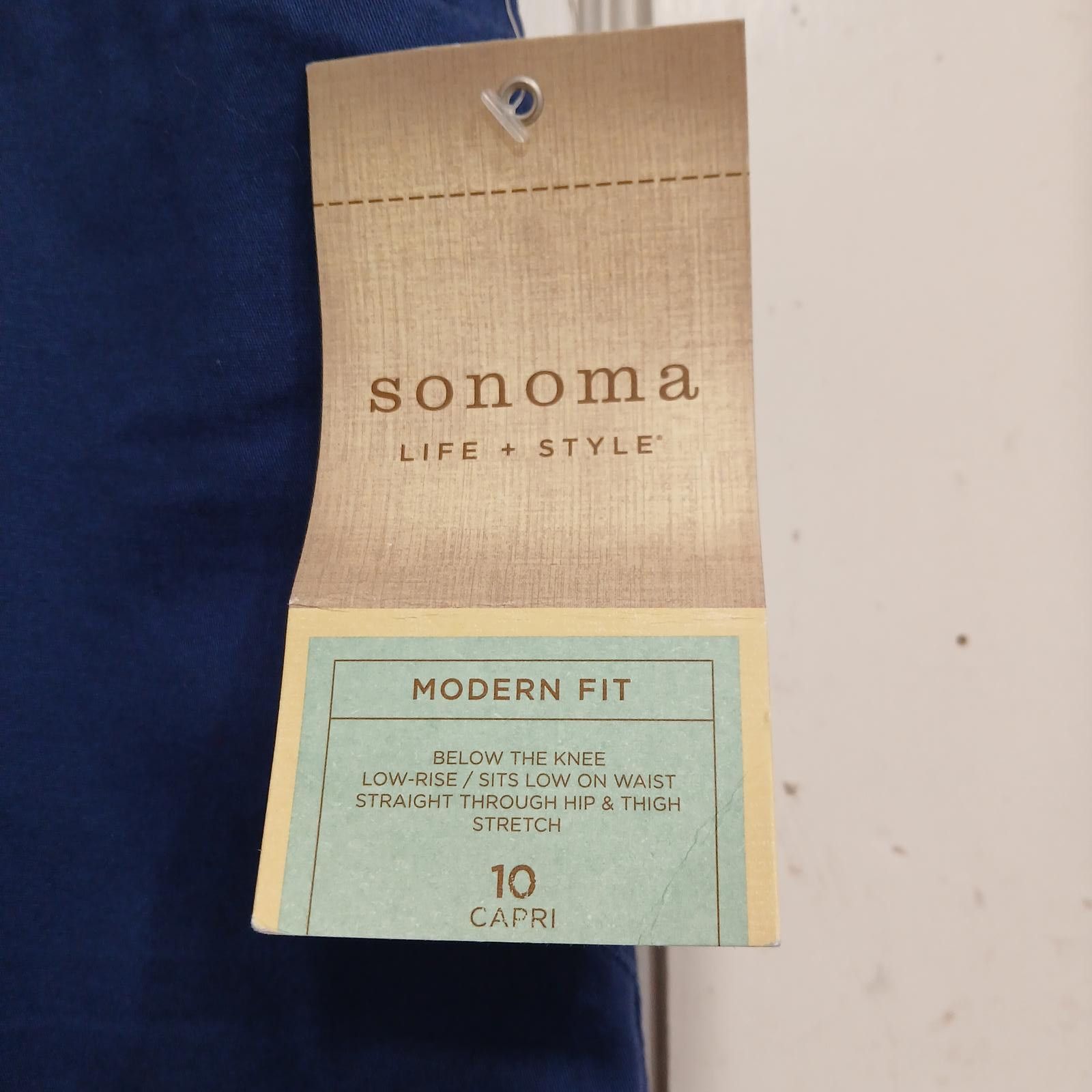 Sonoma Sonoma Life + Style Modern Capri Pants Size 10 Periwinkle Size 32" / US 10 / IT 46 - 9 Thumbnail