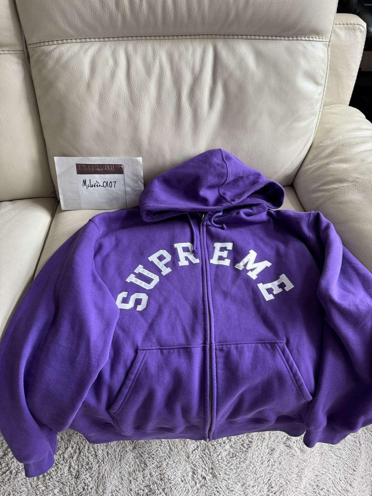 Supreme Supreme Champion Zip Up Hooded Sweatshirt | Grailed