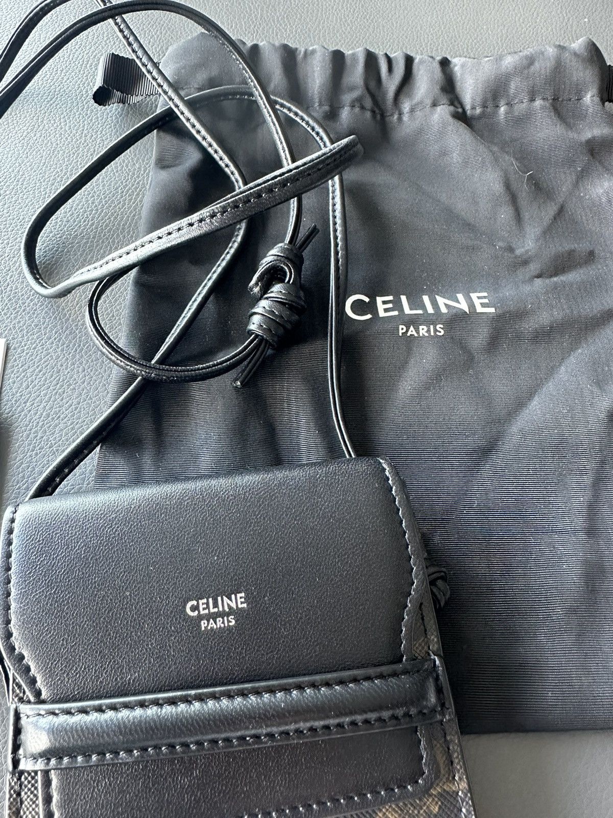 Celine × Hedi Slimane Celine by Hedi Slimane Monogram Crossbody Bag Brand New Size ONE SIZE - 10 Thumbnail