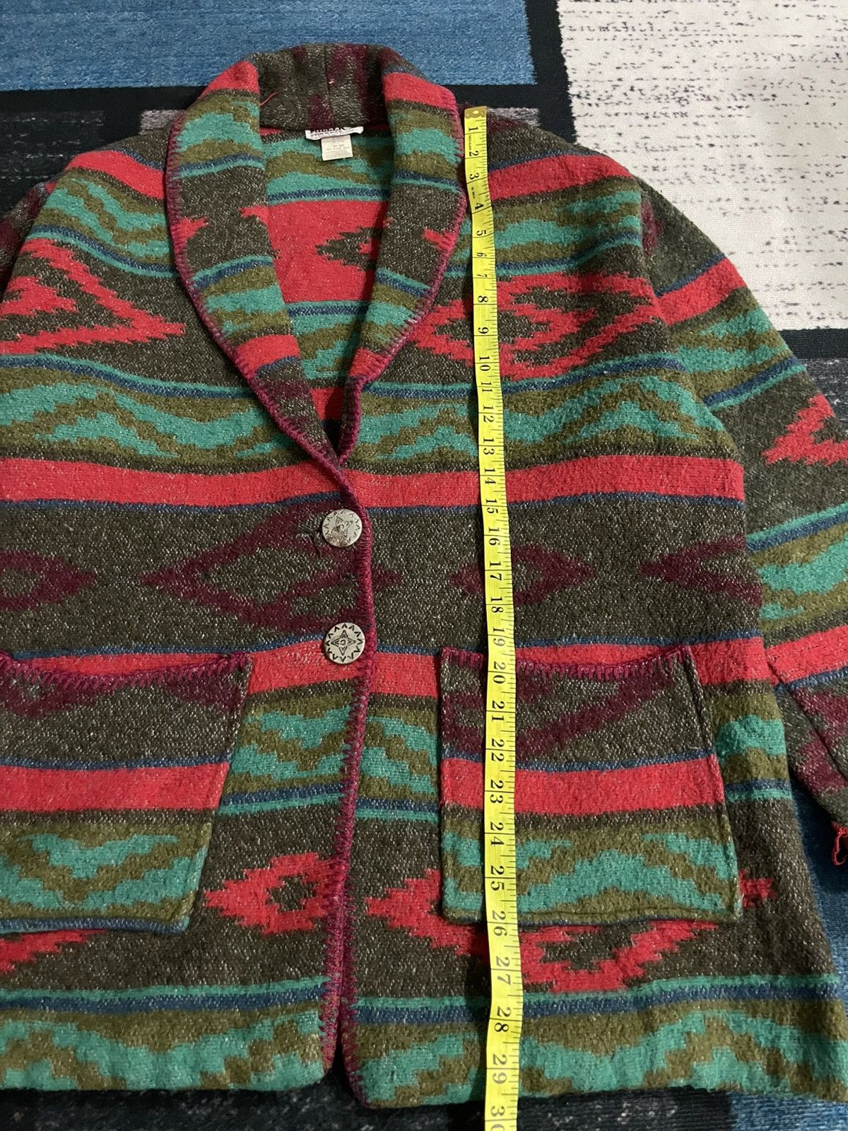 Vintage Vintage Miller Stockman Navajo Design Wool Jacket Size US L / EU 52-54 / 3 - 14 Thumbnail