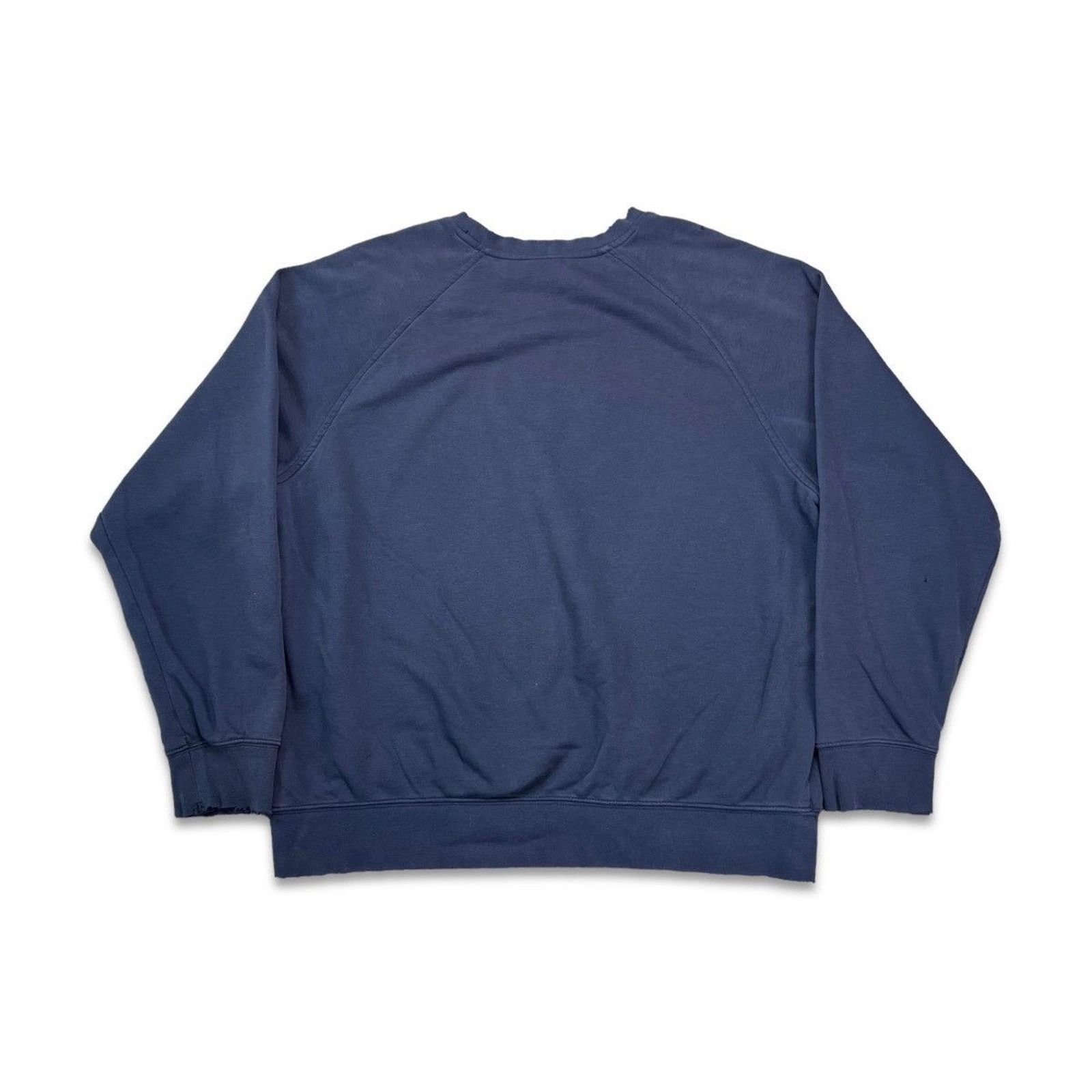 Nike × Vintage Nike Sportswear Sweatshirt Swoosh Distress Pullover Crewneck Size US L / EU 52-54 / 3 - 5 Thumbnail