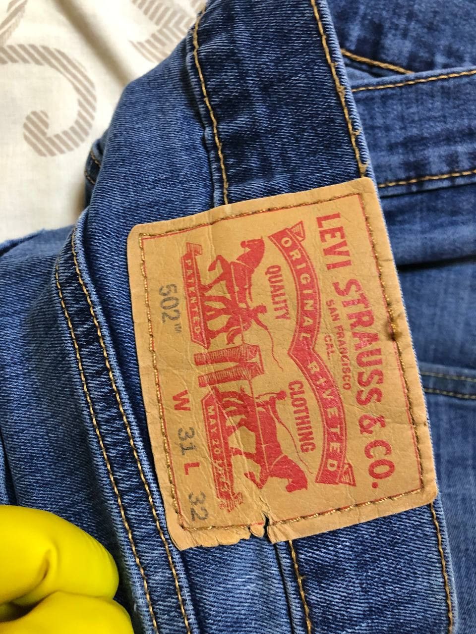 Levi's Levi’s 502 Regular Taper Jeans – Blue Denim (W31 L32) Size US 31 - 16 Thumbnail