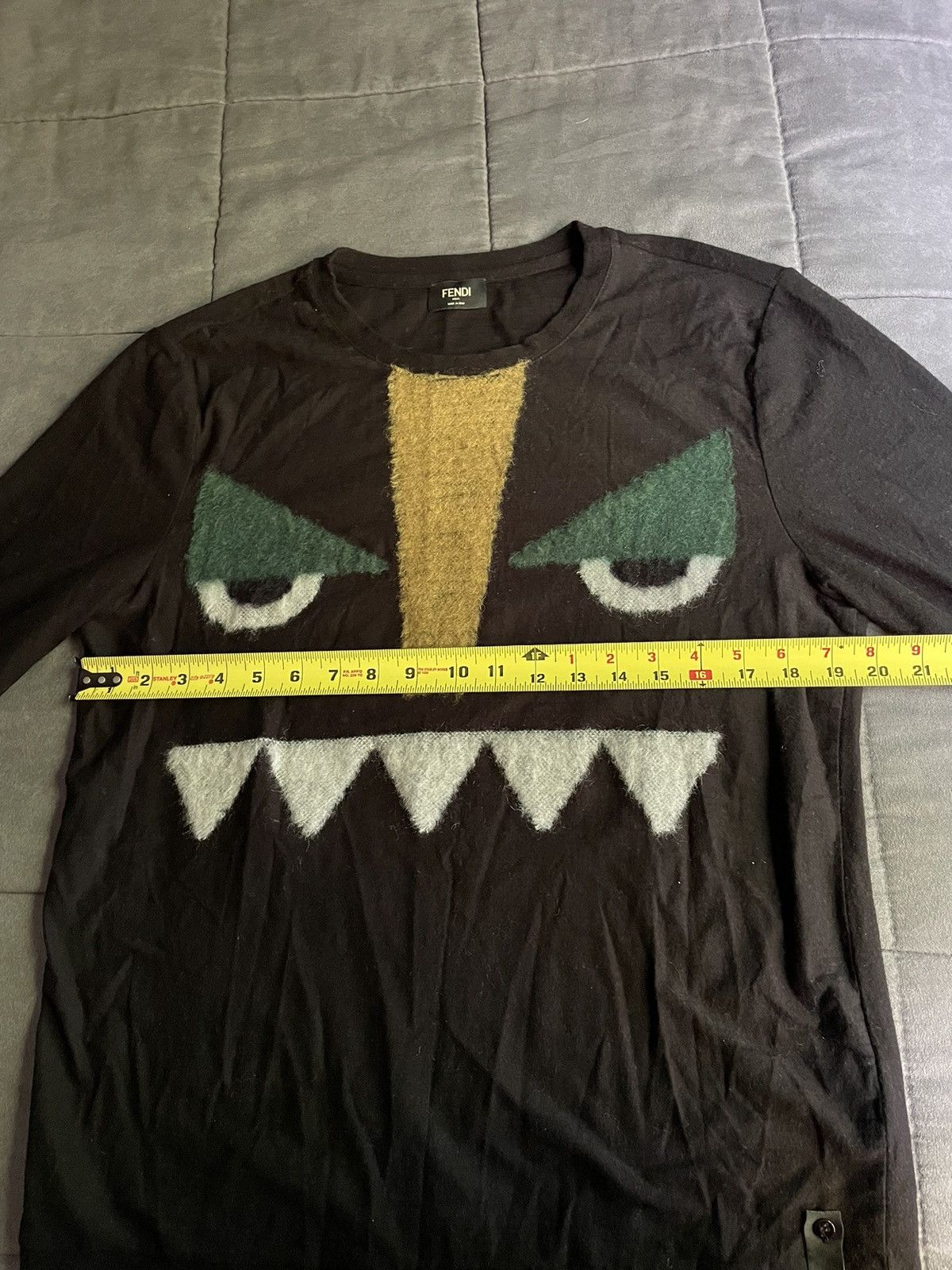 Fendi Fendi Bug Eyes Wool Sweater Size US M / EU 48-50 / 2 - 7 Thumbnail