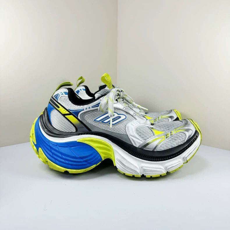 Balenciaga balenciaga yellow blue gray casual shoes-2507 Size US 10 / EU 43 - 4 Thumbnail