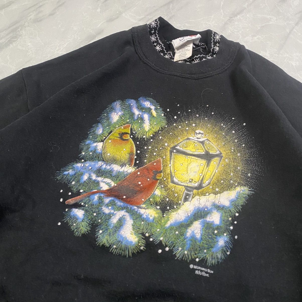 Art Comes First Vintage 90s Morning Sun Habitat Graphic Crewneck Size US L / EU 52-54 / 3 - 2 Thumbnail
