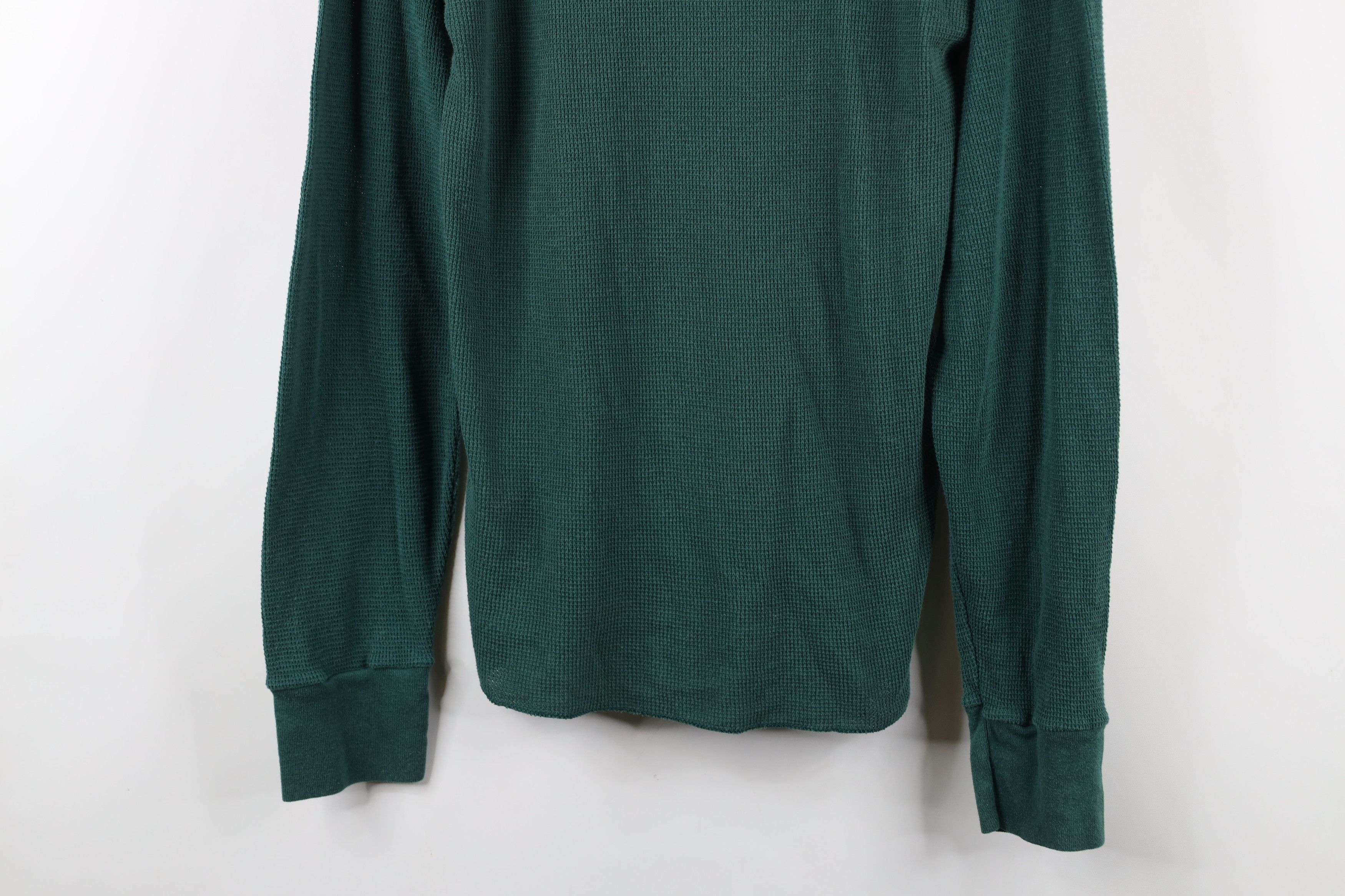 Vintage Vintage 90s Streetwear Thin Thermal Waffle Knit T-Shirt USA Size US XL / EU 56 / 4 - 3 Thumbnail