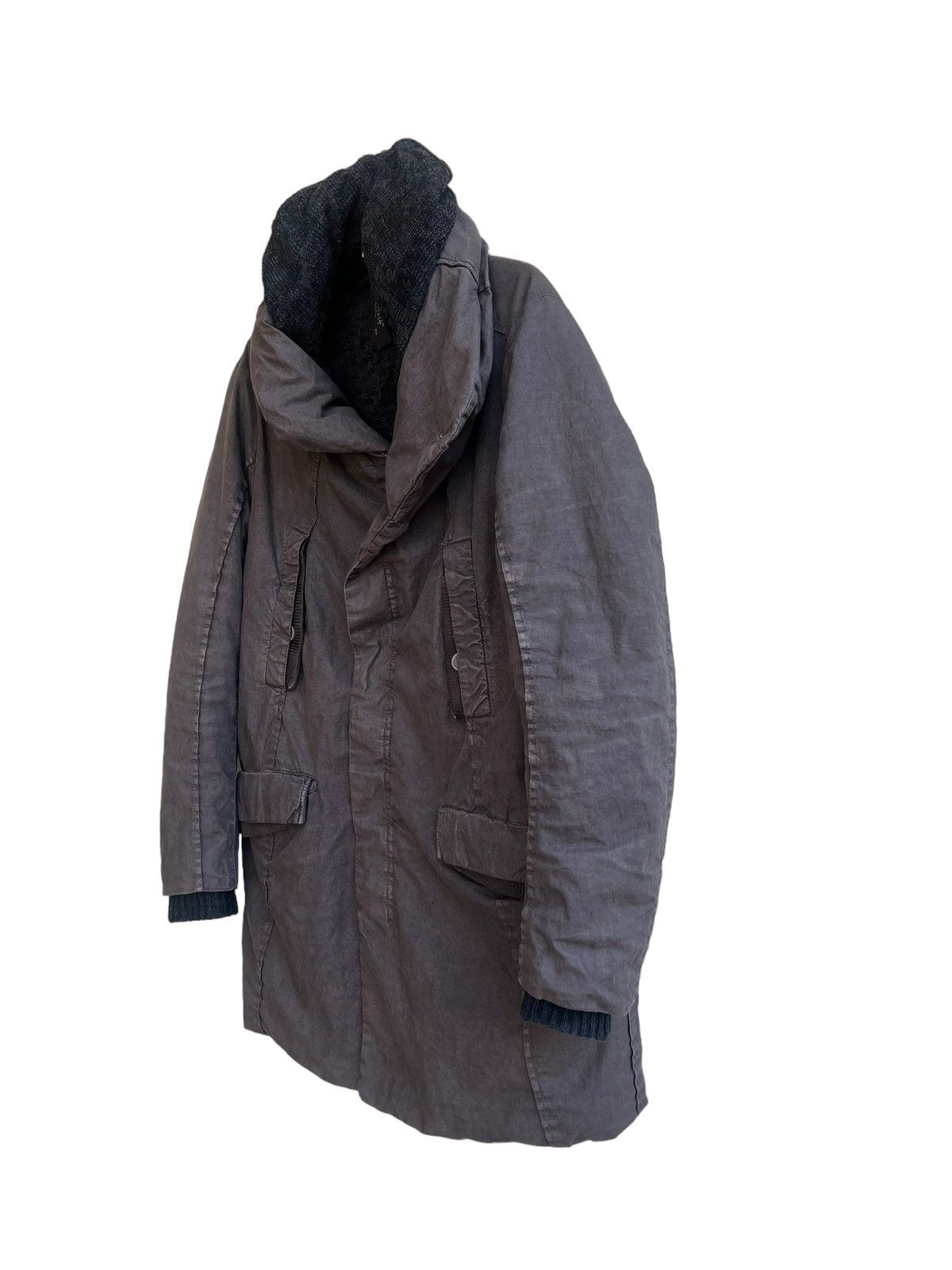 Transit Uomo Vintage Transit Uomo V310 Linen Hoodie Coat Parka Jacket Size US M / EU 48-50 / 2 - 6 Thumbnail