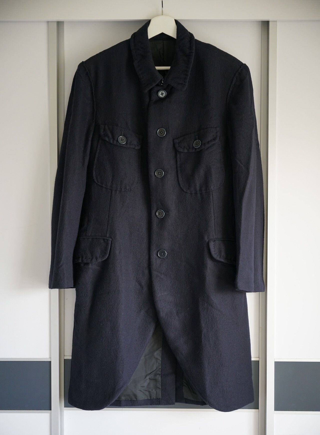 Yohji Yamamoto Yohji Yamamoto 08AW Hand-Stitch Tailcoat Size US M / EU 48-50 / 2 - 1 Thumbnail