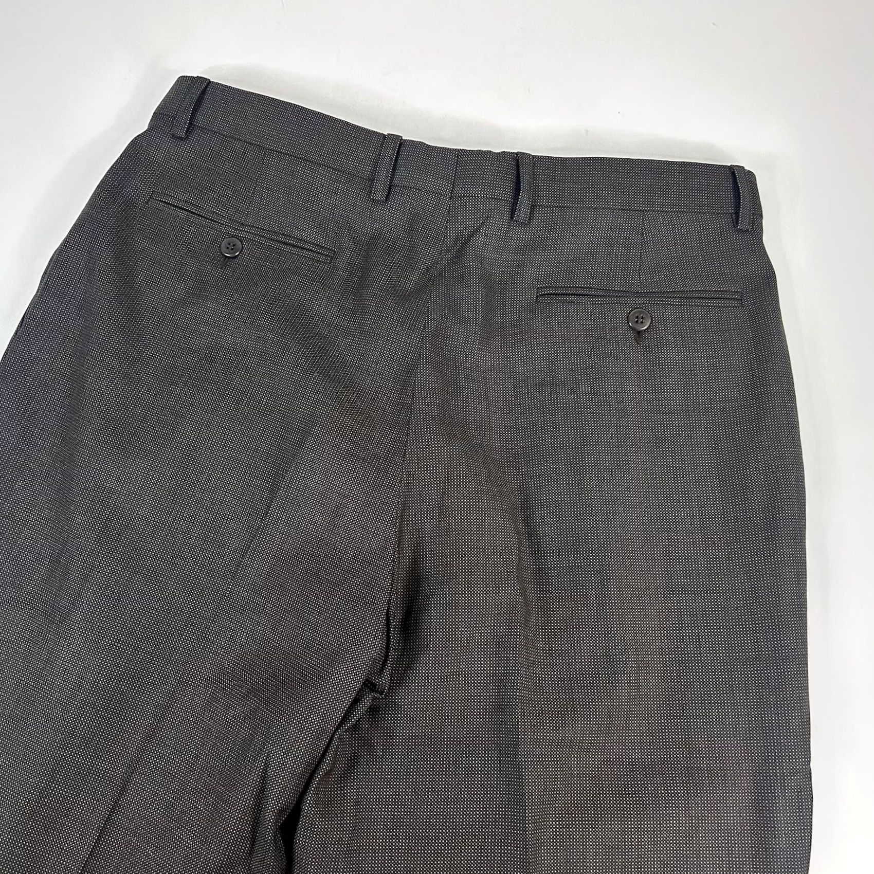 Zanella Zanella 34 x 27 Bennett Dress Pants 100% Wool Pleated Brown Nailhead Italy Pants Mens Regular 34 Brown Wool Dress Pants Italy Mens Size US 34 / EU 50 - 4 Thumbnail