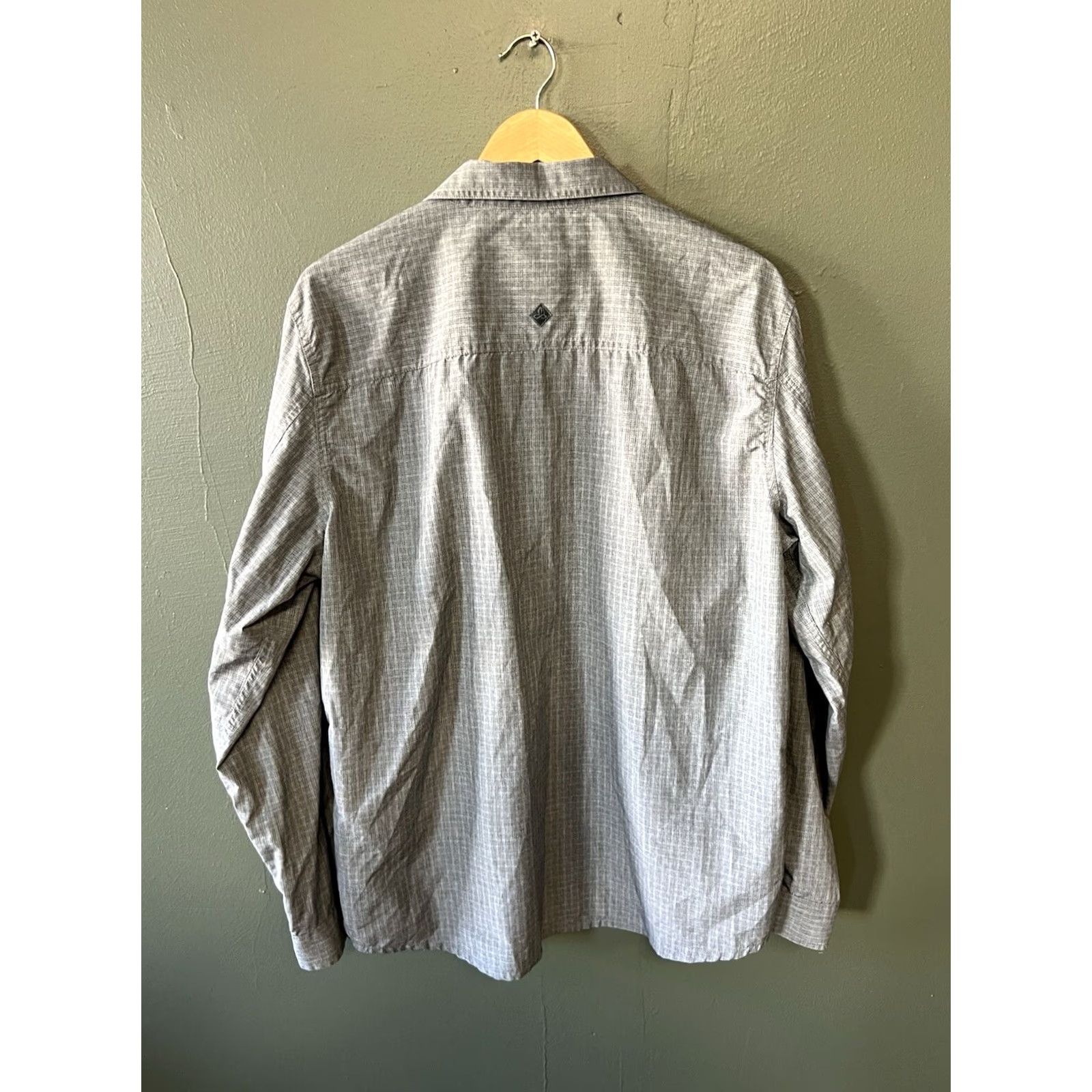 Prana Prana Mens Gray Long Sleeve Button-Up Shirt XL Pockets Size US XL / EU 56 / 4 - 2 Thumbnail