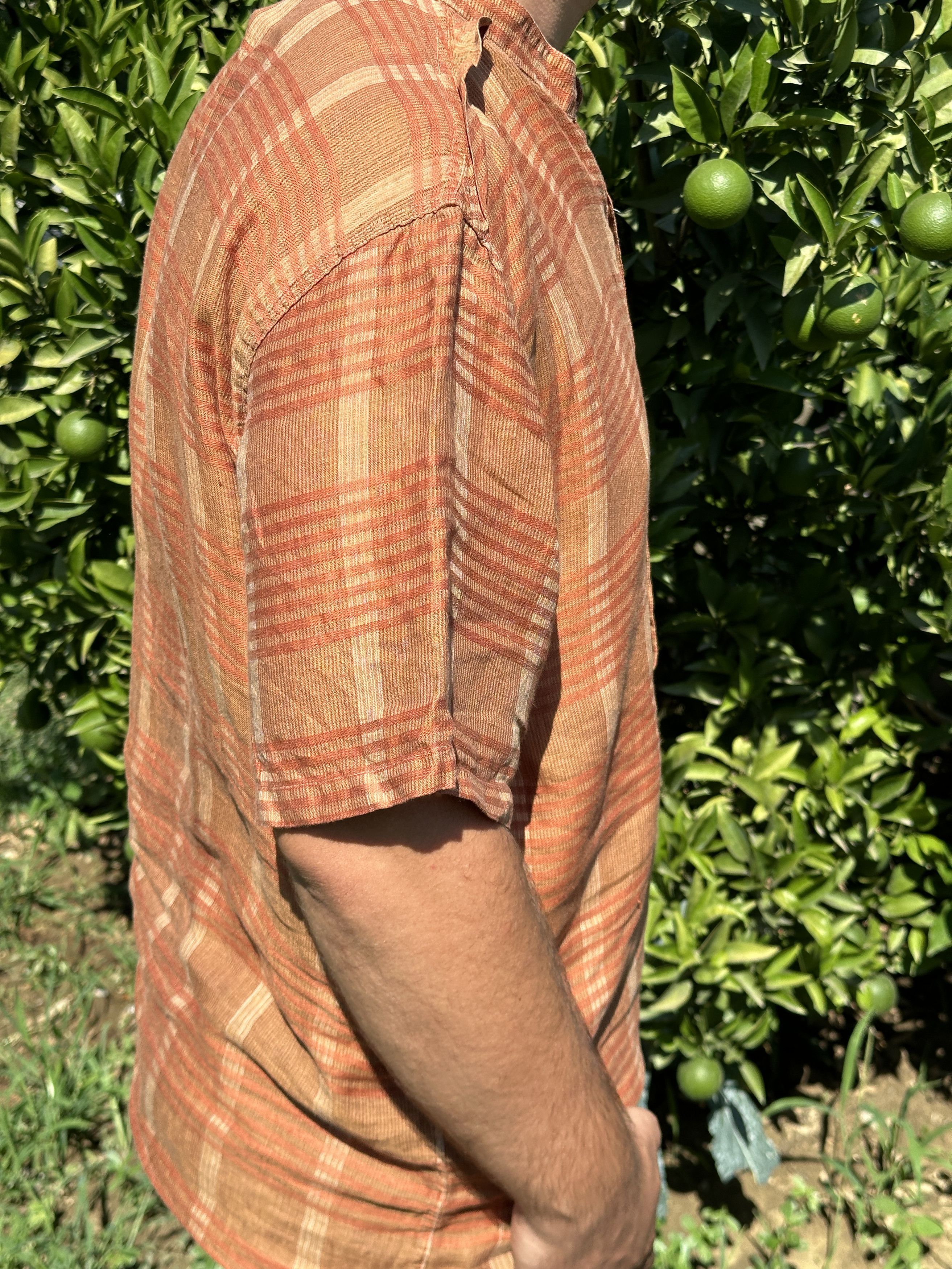 Missoni Missoni Uomo Check CasualDress Shirt Flax Linen Retro Size L Size US L / EU 52-54 / 3 - 7 Thumbnail