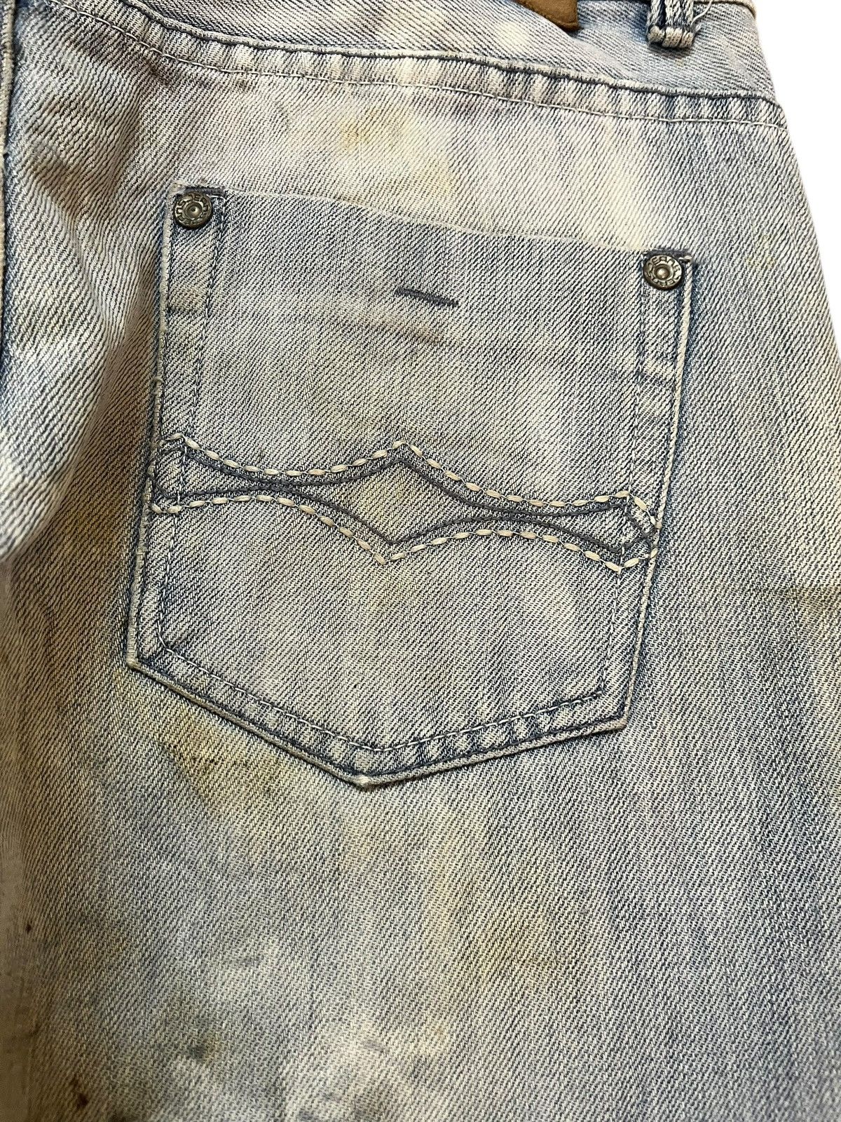 Rebel8 Vintage Rebel Faded Grunge Slim Fit Denim Size US 32 / EU 48 - 7 Thumbnail