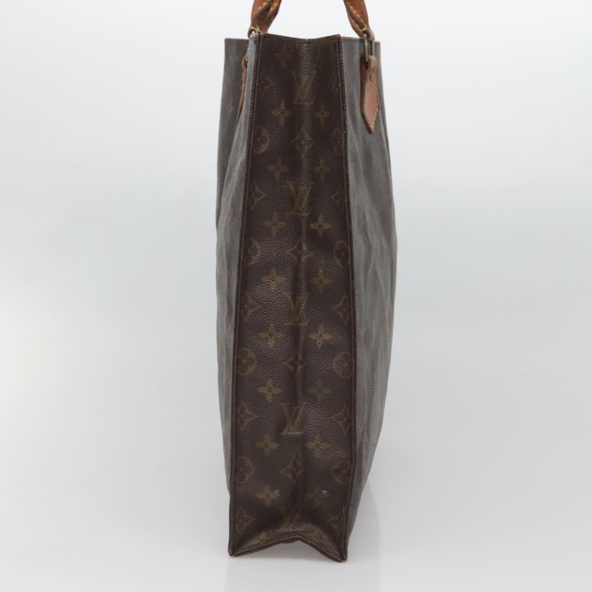Louis Vuitton LOUIS VUITTON Monogram Sac Plat Hand Bag M51140 Size ONE SIZE - 4 Thumbnail