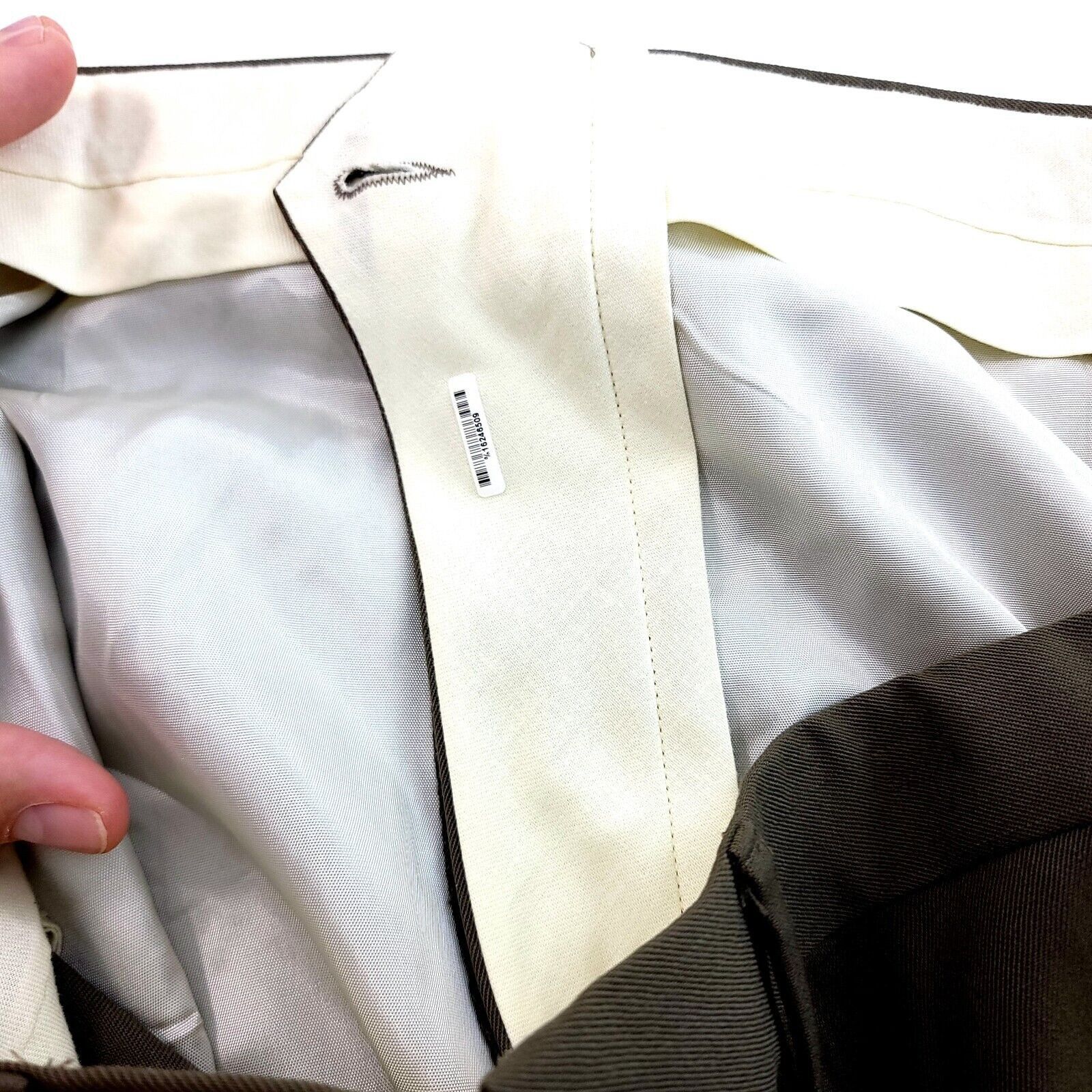 Givenchy Givenchy Monsieur Wool Green Pleated High Rise Dress Pants P Size 48R - 5 Thumbnail
