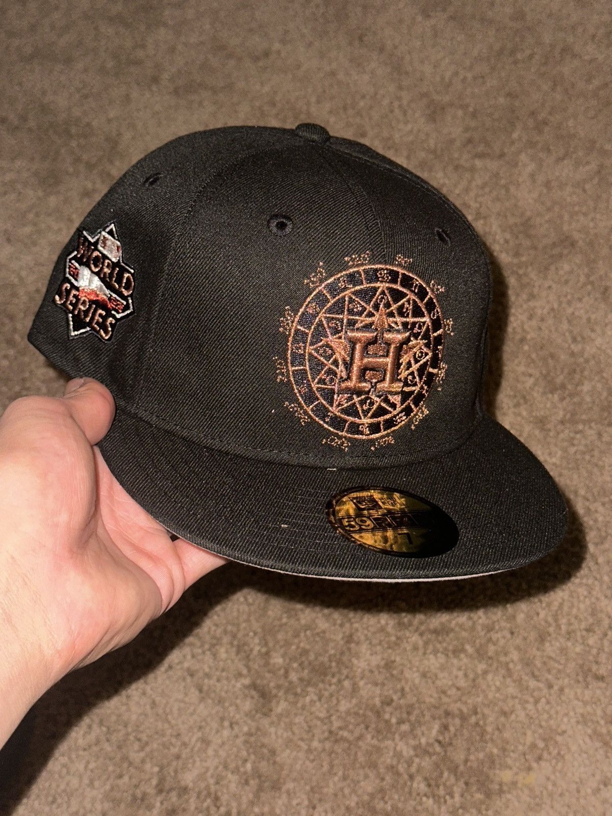 Hat Club × MyFitteds × New Era HAT CLUB Houston Astros Astrology 2022 WS Side Patch Size 7 Size ONE SIZE - 1 Thumbnail