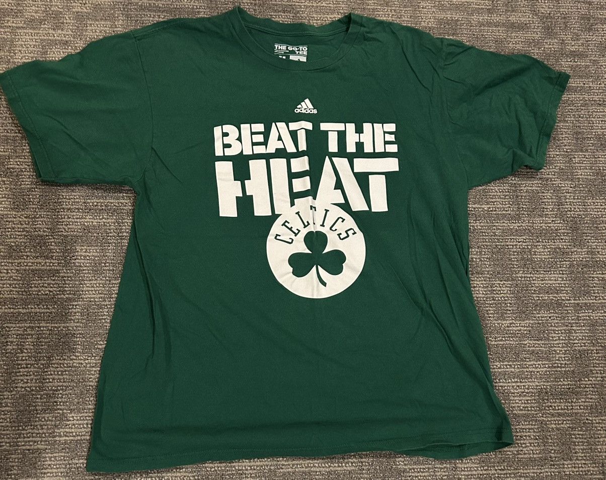 Adidas Celtics Beat The Heat Shirt Size US XL / EU 56 / 4 - 1 Thumbnail