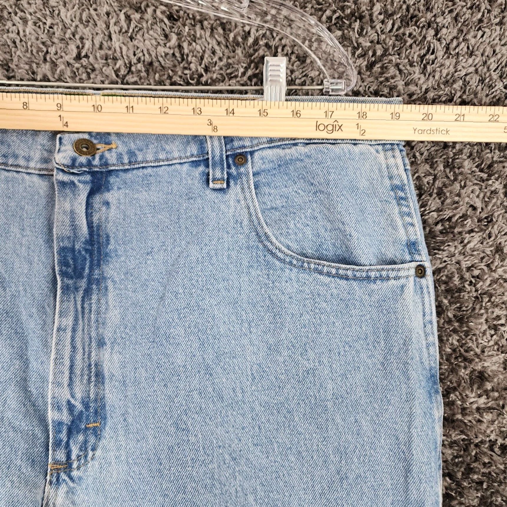 Vintage Cabela's Men's Jeans Blue Light Wash Straight Leg 38x35 Regular Inseam 35 Size US 38 / EU 54 - 4 Thumbnail