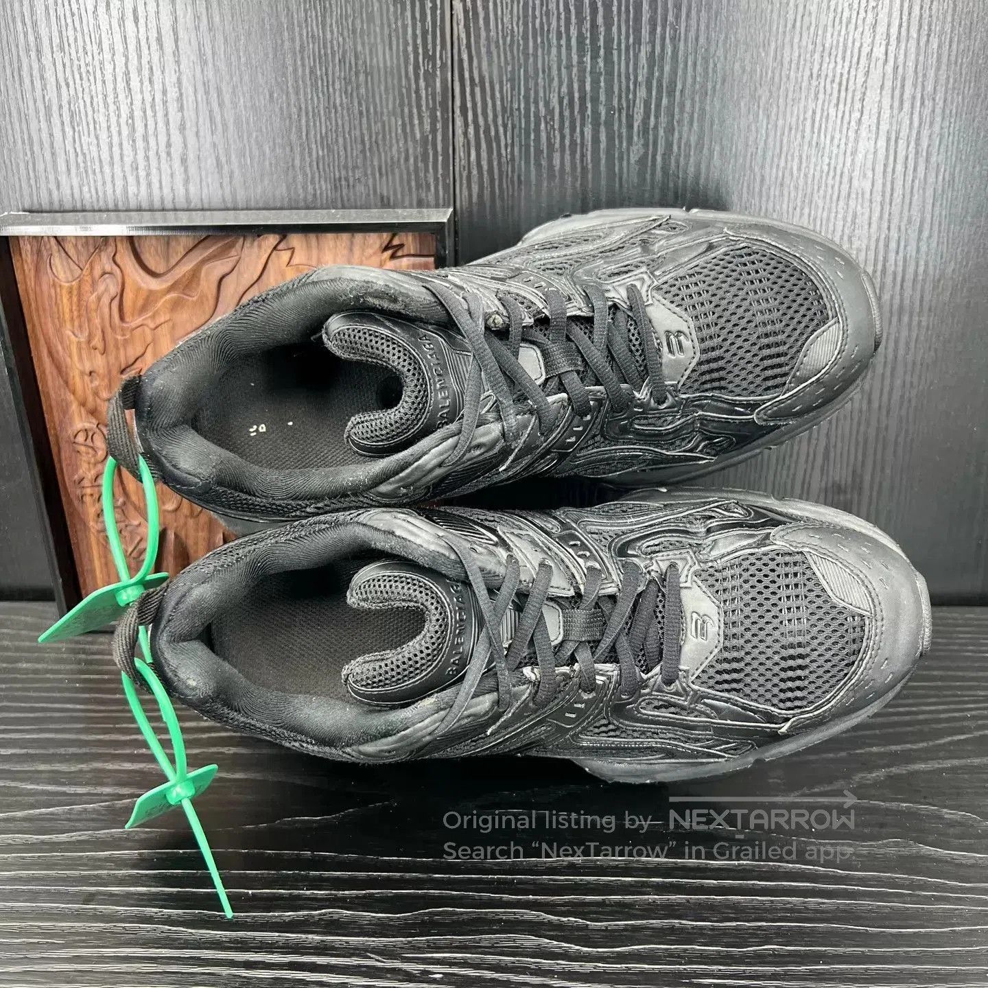 Balenciaga Black Athletic Low-Top Sneakers Size 9. Size US 9 / EU 42 - 4 Thumbnail