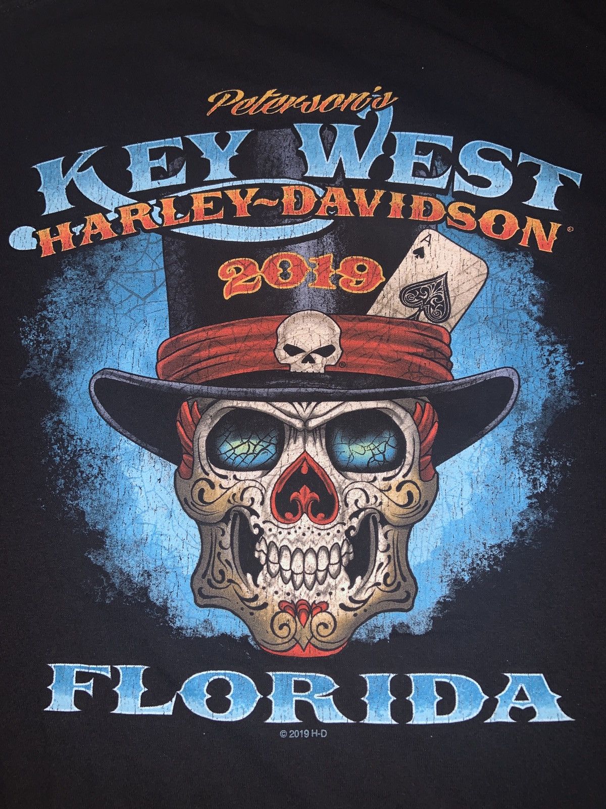 Harley Davidson Harley Davidson - 2019 Petersons Key West Florida - Size XL Size US XL / EU 56 / 4 - 5 Thumbnail