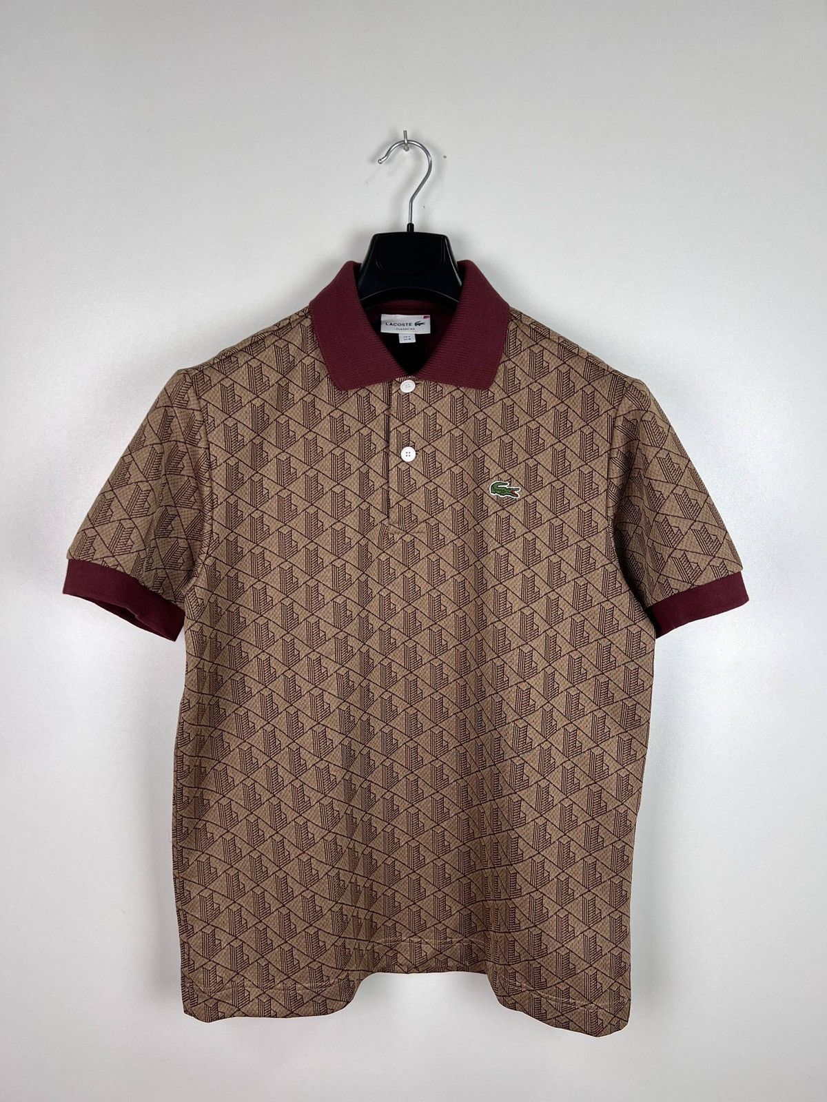 Lacoste Lacoste monogram polo t-shirts size M Size US M / EU 48-50 / 2 - 1 Thumbnail
