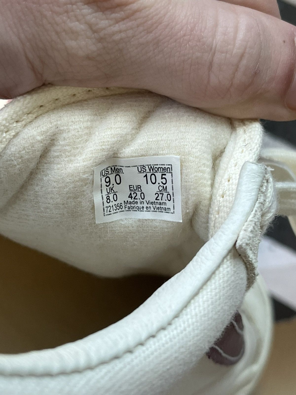 Vans Vans Vault OG Style 36 LX White/Pomegranate Size US 9 / EU 42 - 6 Thumbnail