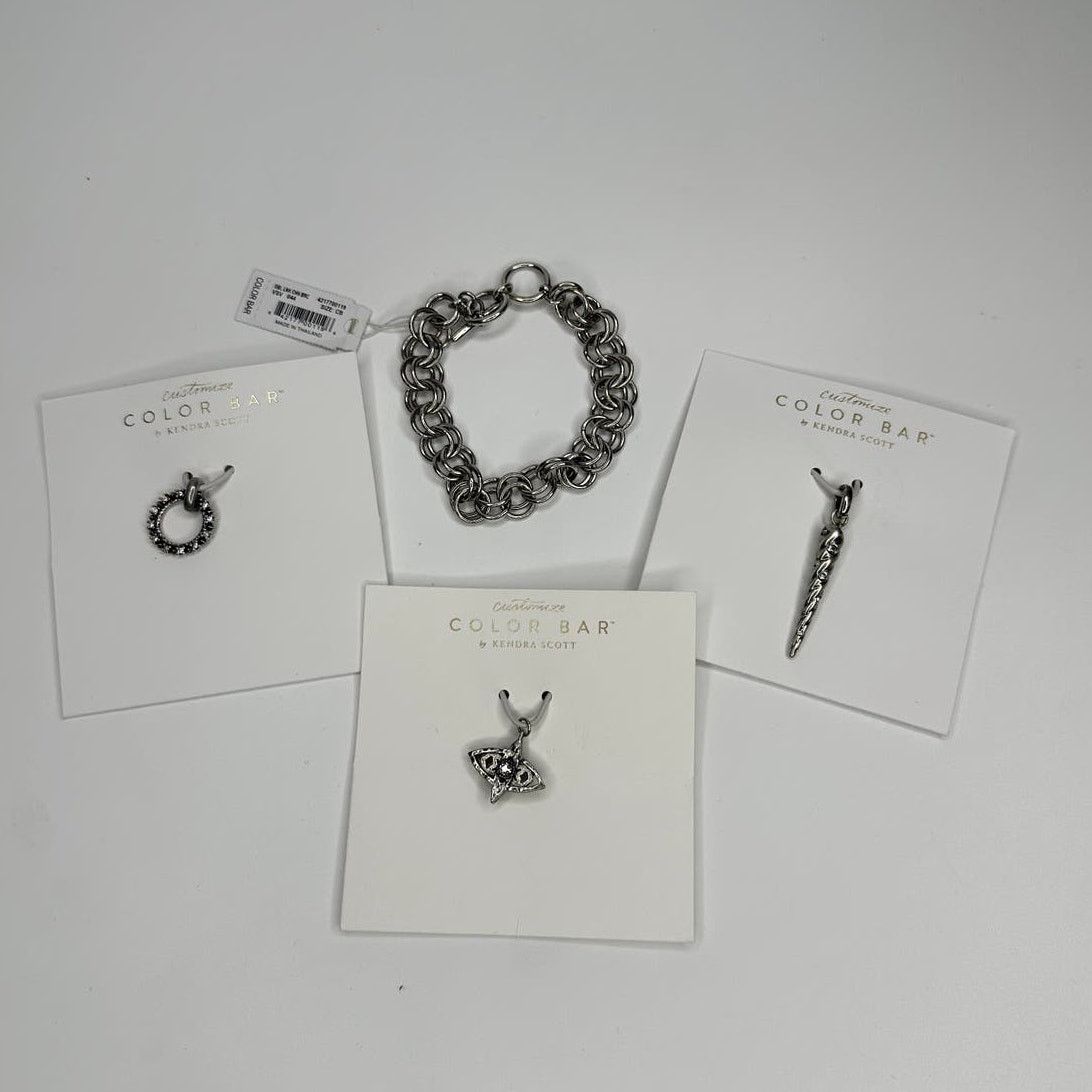 Kendra Scott Kendra Scott Evil Eye Double Link Bracelet with Charms Size ONE SIZE - 8 Thumbnail