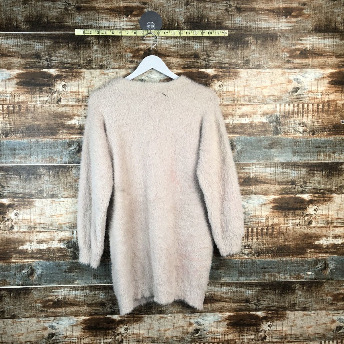Japanese Brand DL Ingni Brown fur shaggy mohair Cardigan Knitwear #C365 Size M / US 6-8 / IT 42-44 - 12 Thumbnail