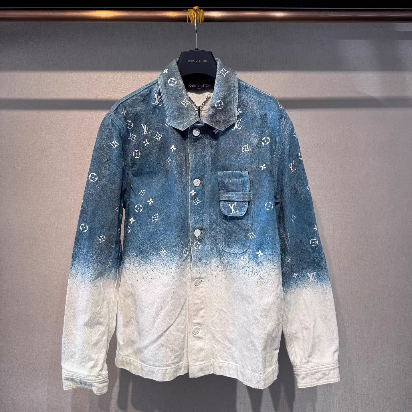 Louis Vuitton LV blue star gradient denim jacket XS new Size US XS / EU 42 / 0 - 1 Thumbnail