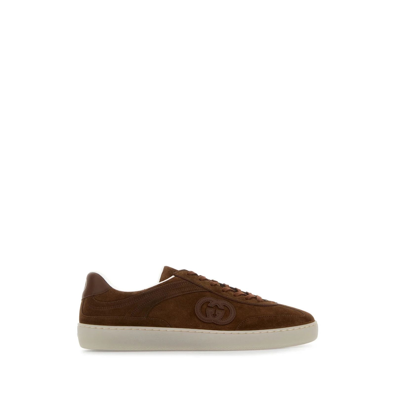 GUCCI G75 Brown Suede Sneakers New & Authentic (Men's size:7